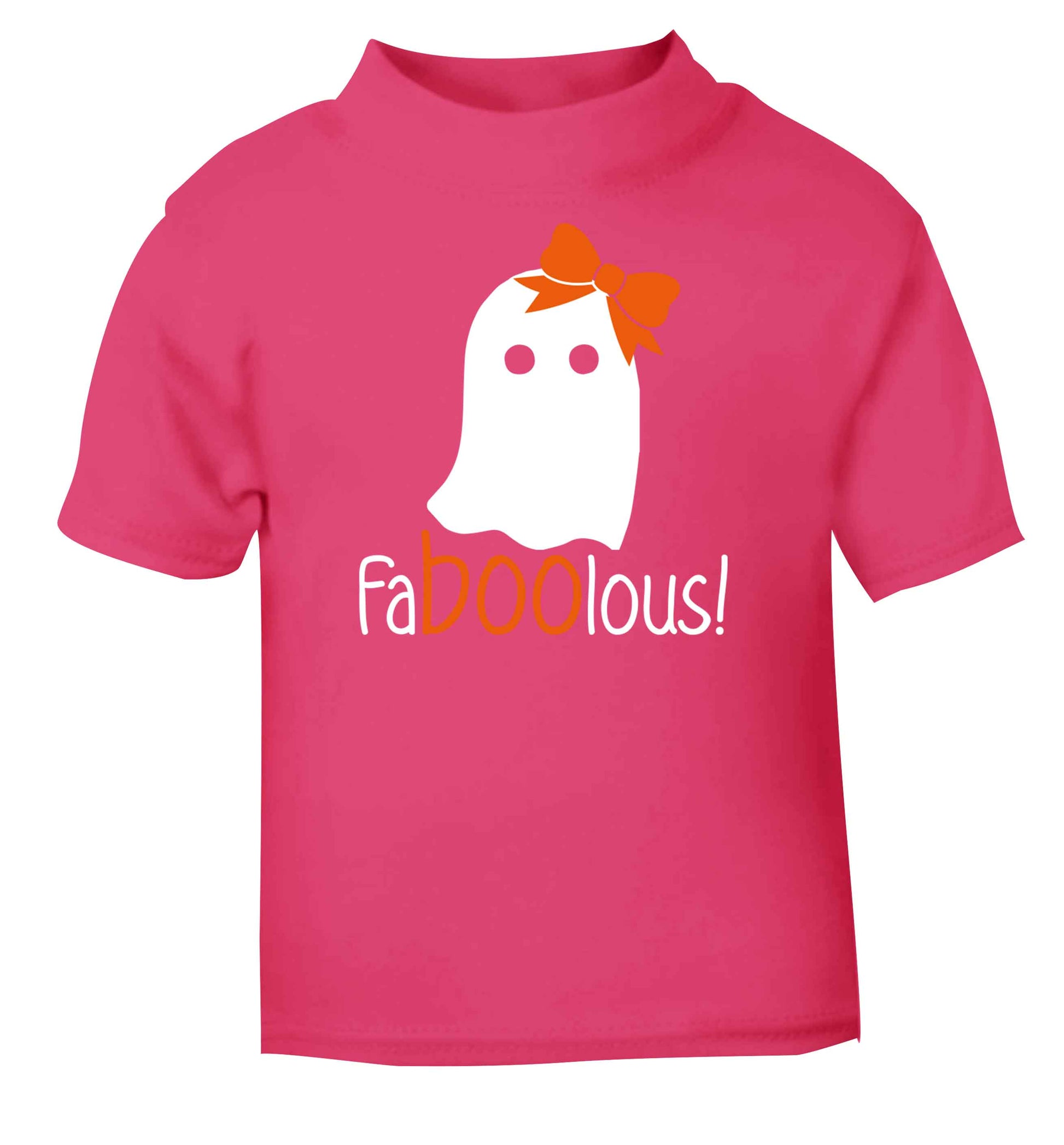 Faboolous ghost pink baby toddler Tshirt 2 Years