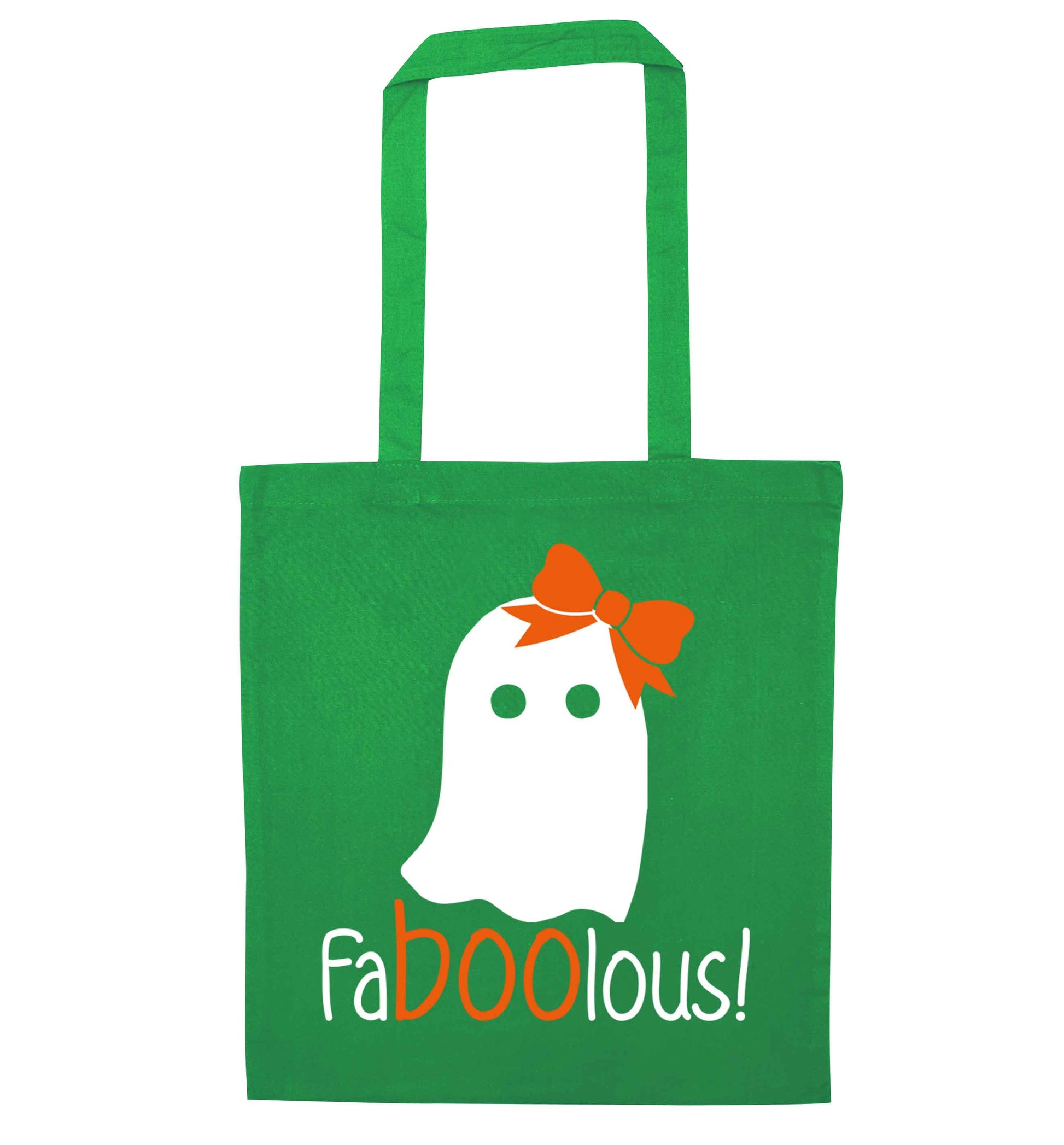 Faboolous ghost green tote bag