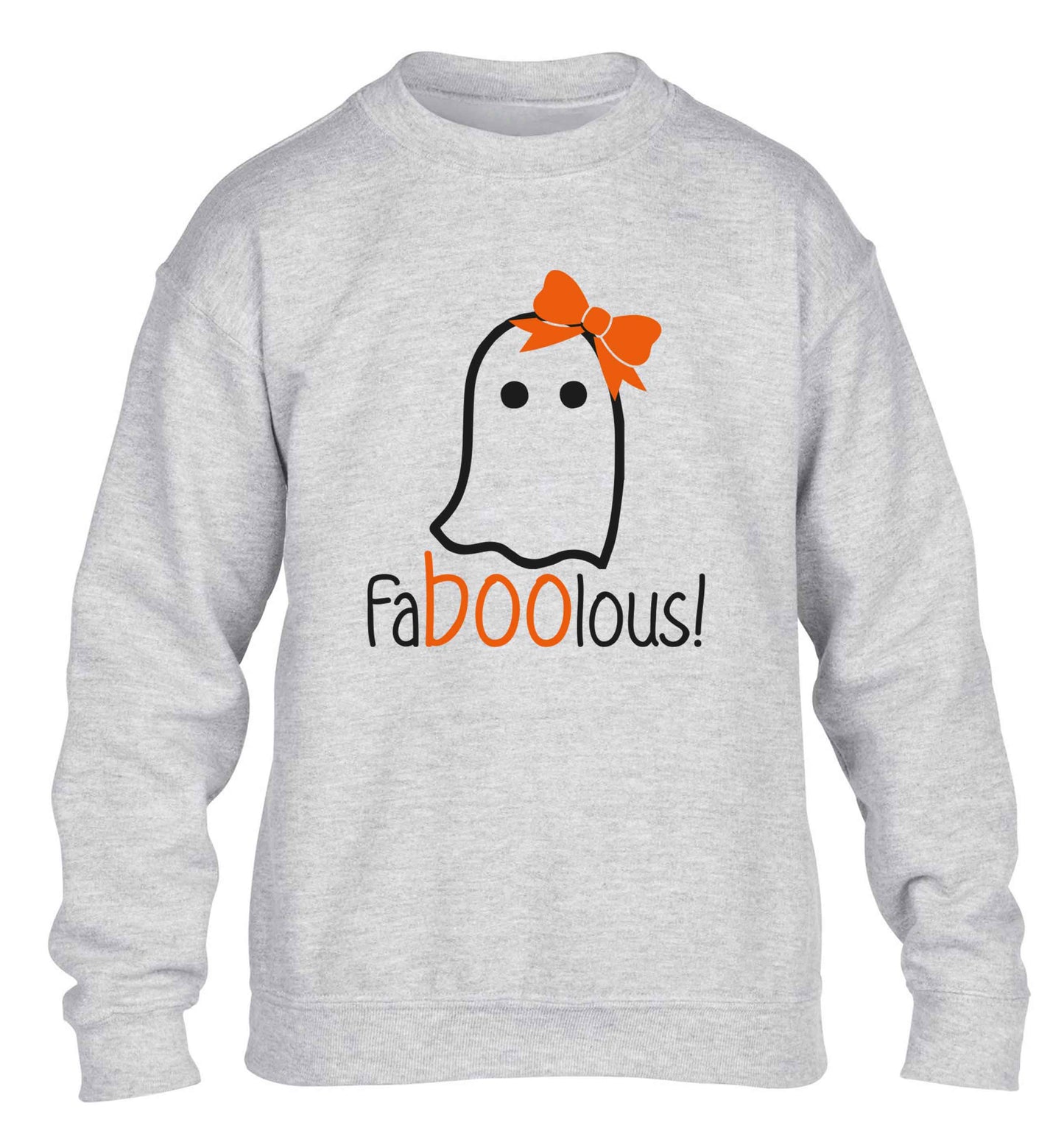 Faboolous ghost children's grey sweater 12-13 Years