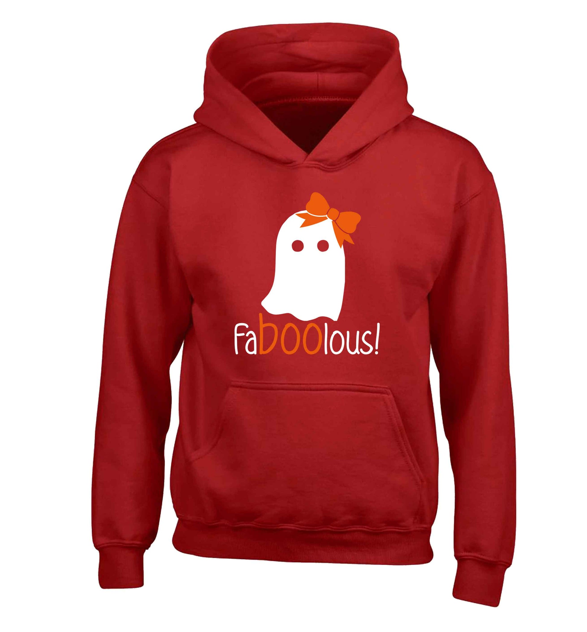 Faboolous ghost children's red hoodie 12-13 Years