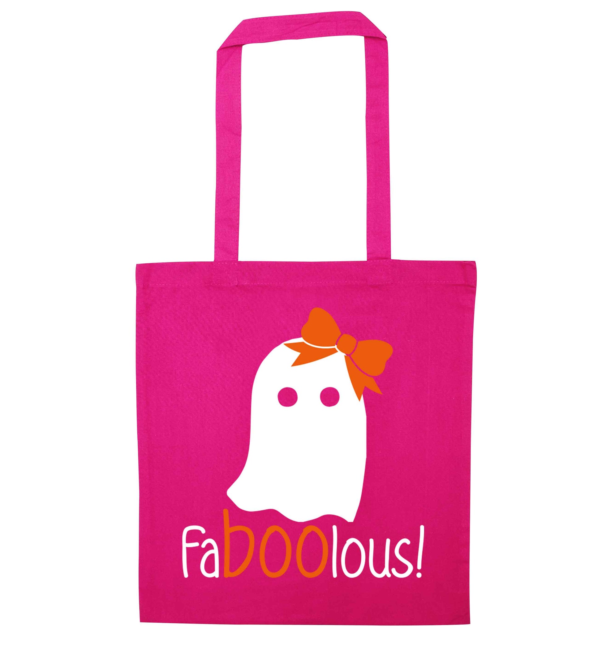 Faboolous ghost pink tote bag