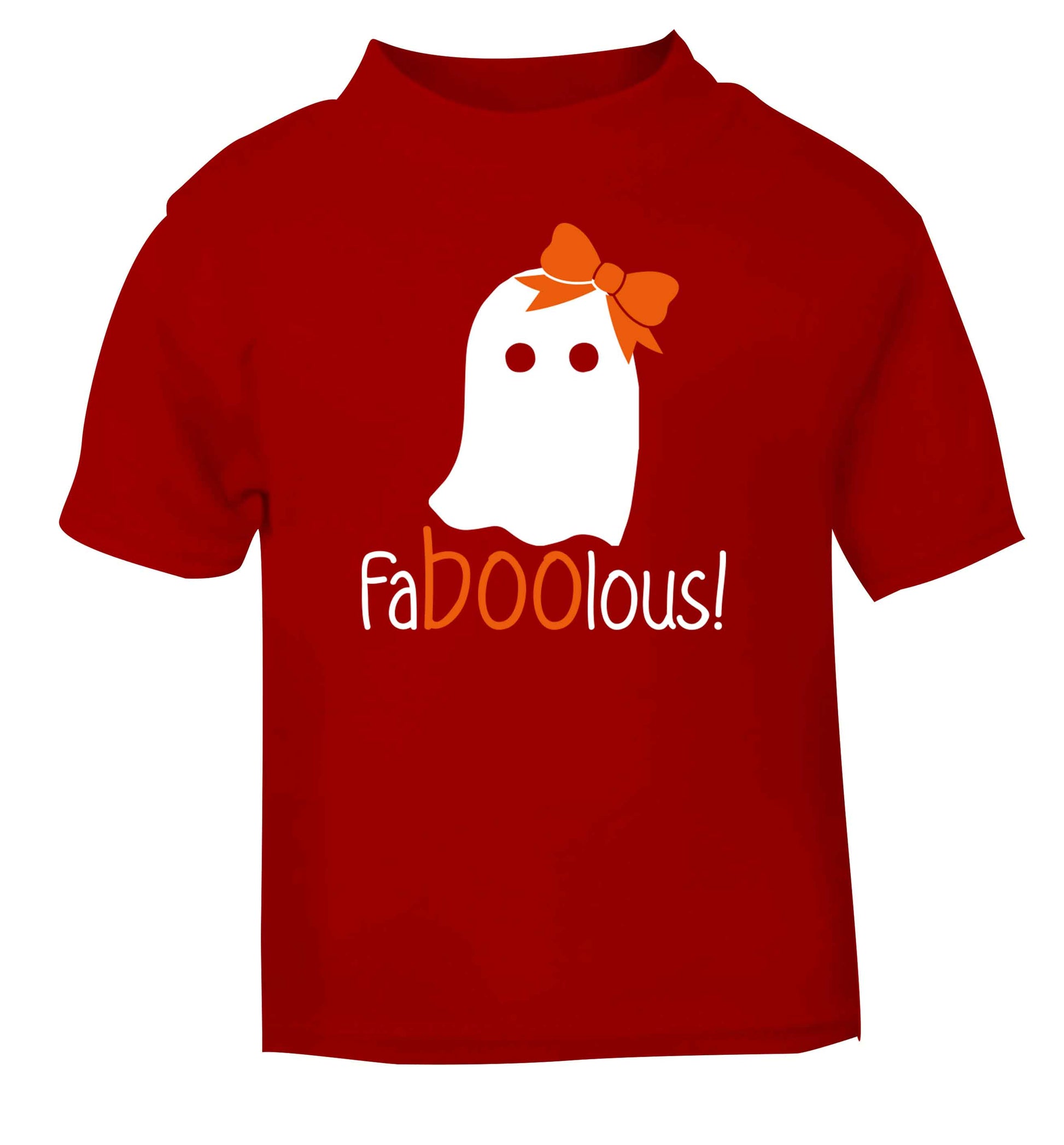 Faboolous ghost red baby toddler Tshirt 2 Years