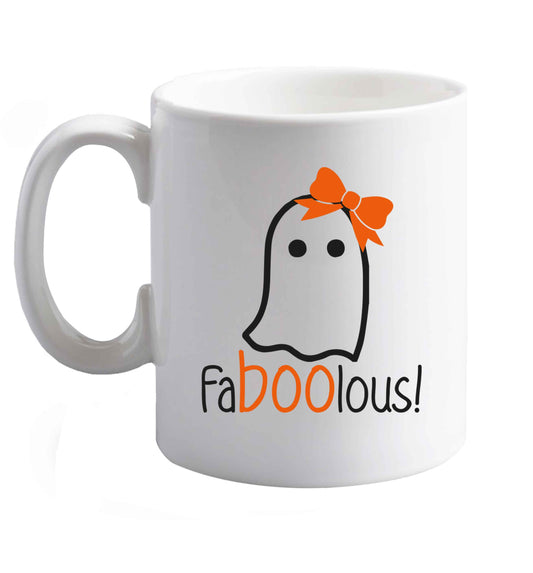 10 oz Favourite Type Pan Pancake ceramic mug right handed