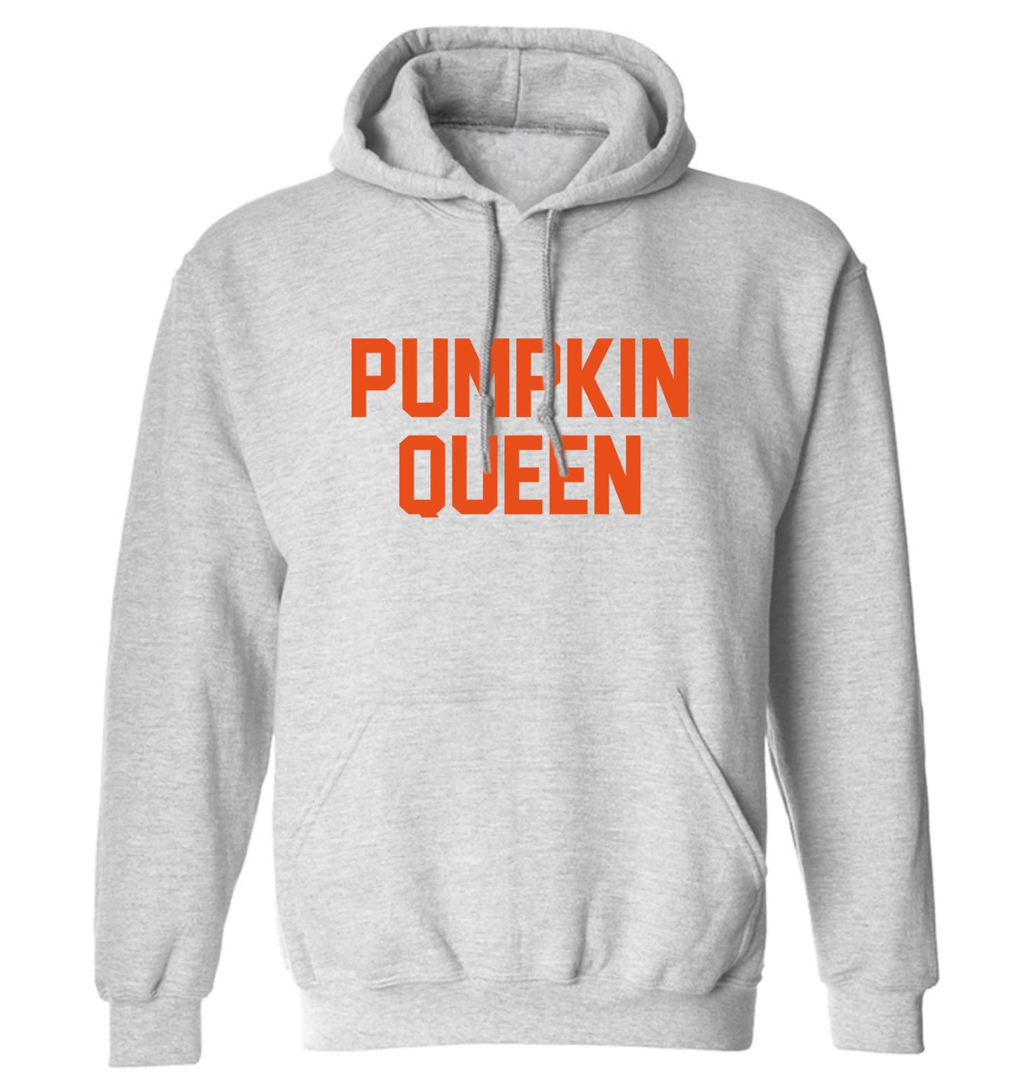 Pumpkin Queen adults unisex grey hoodie 2XL