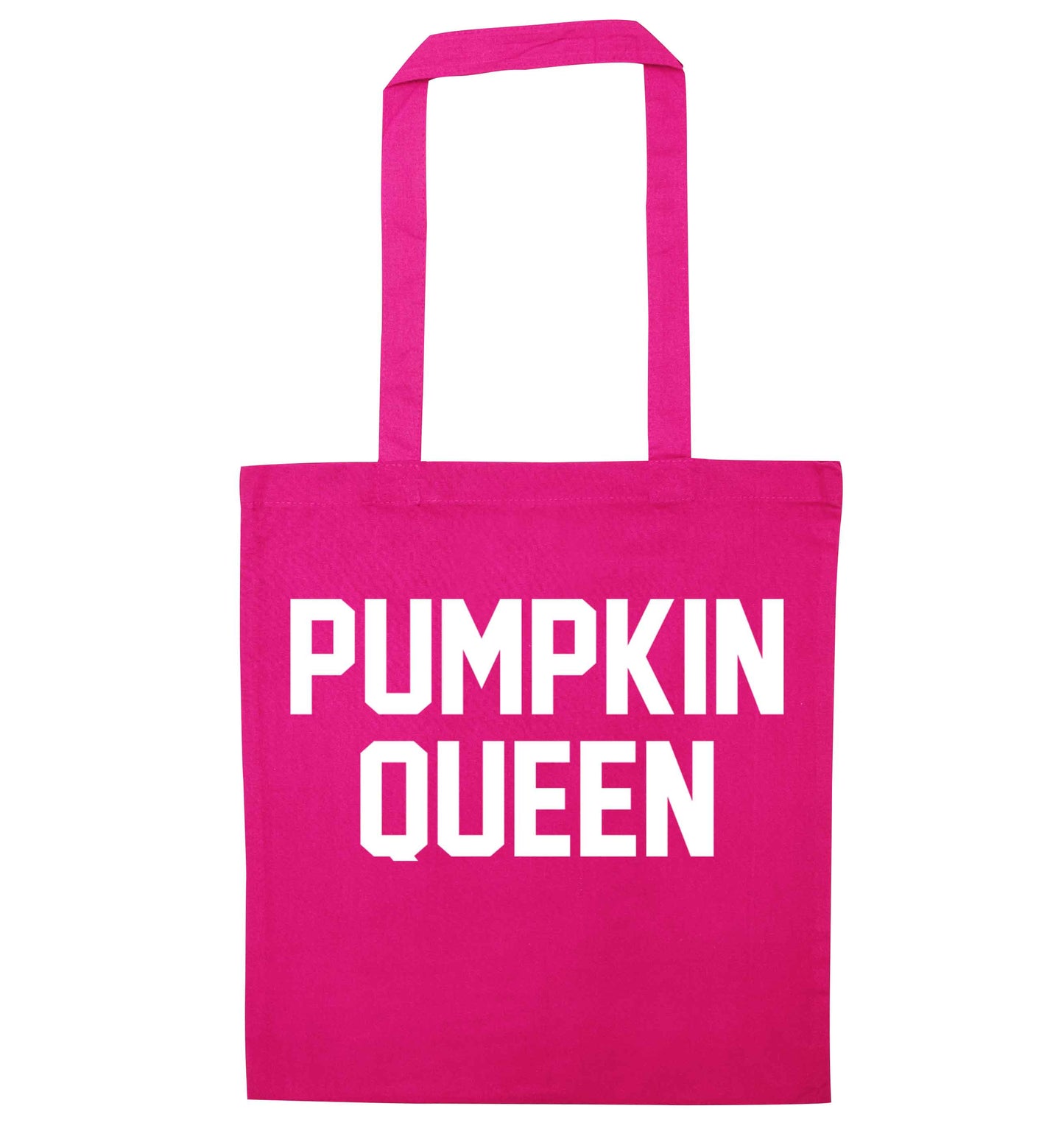 Pumpkin Queen pink tote bag