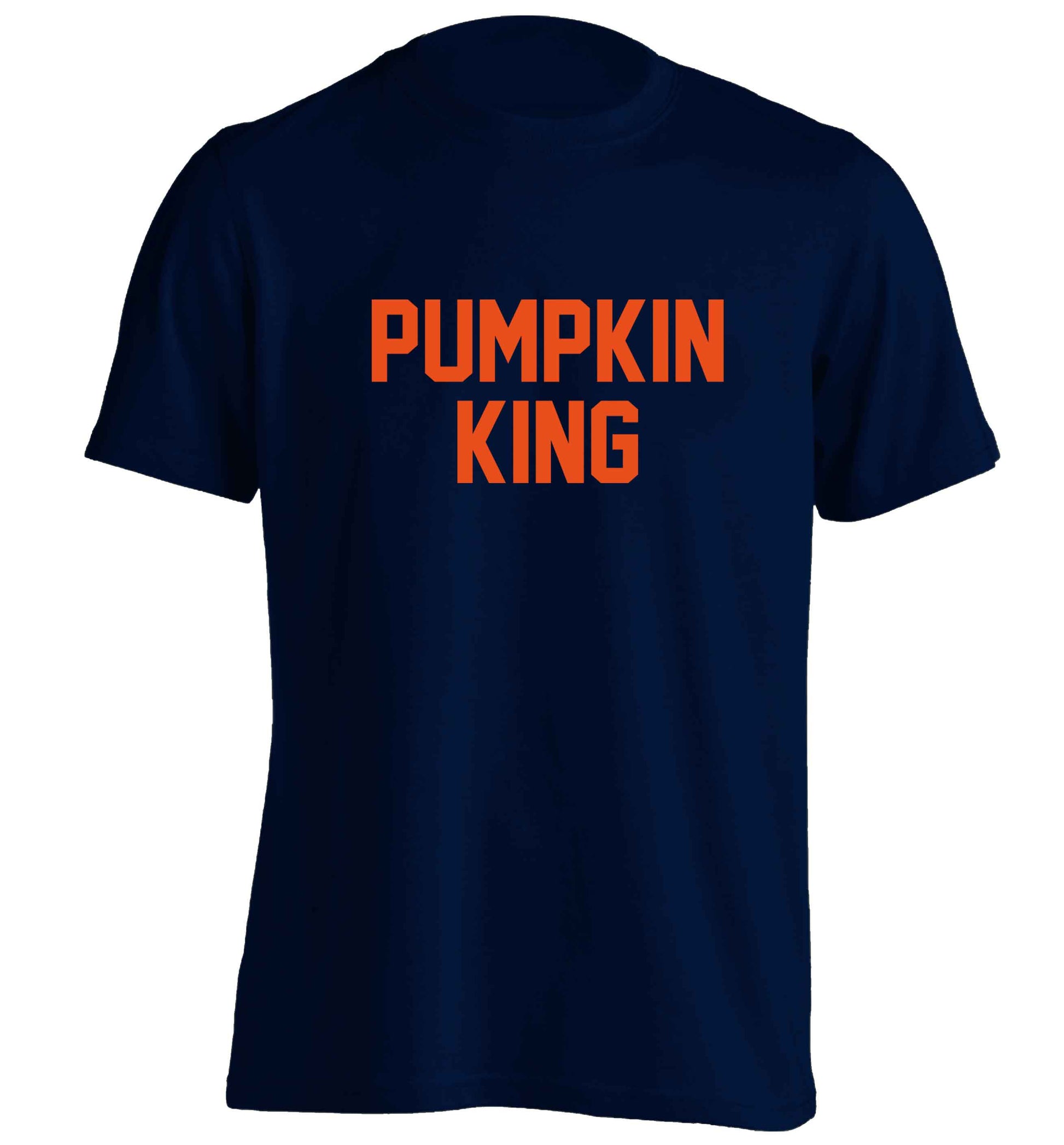 Pumpkin Queen adults unisex navy Tshirt 2XL