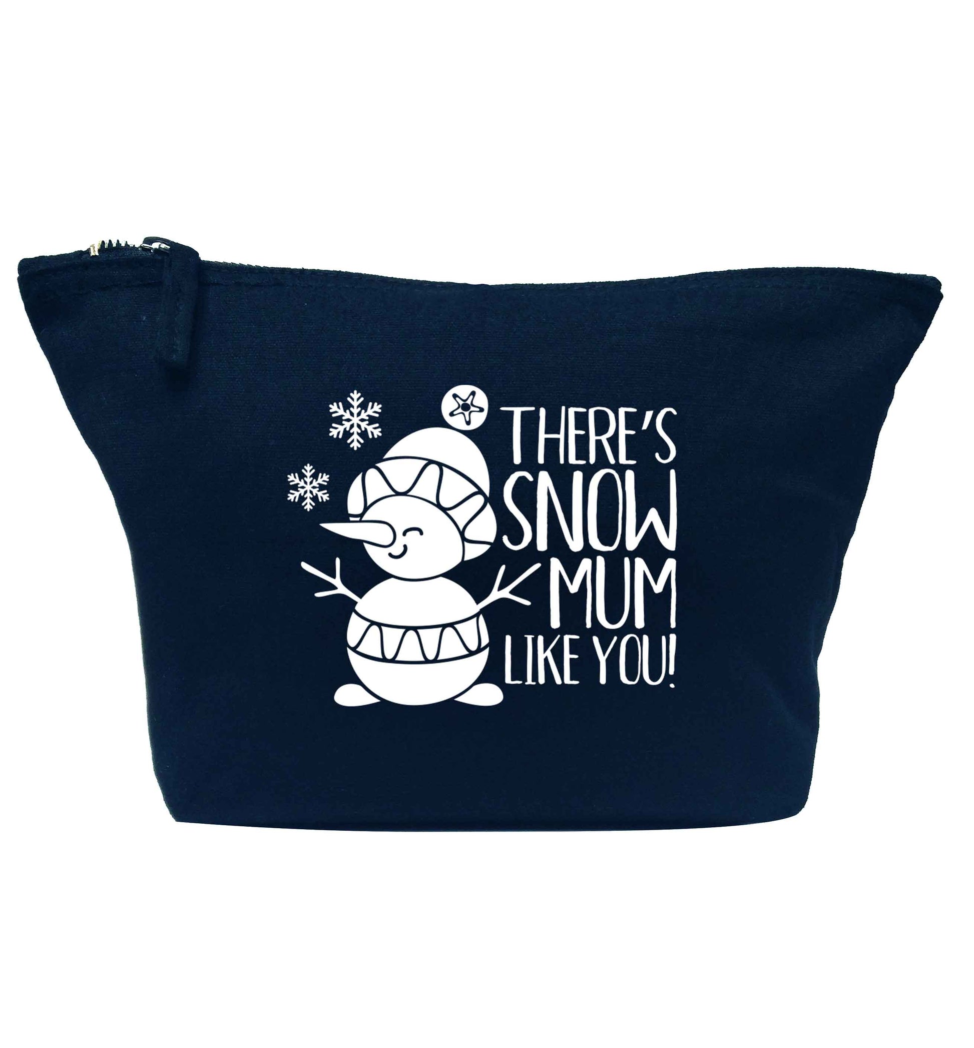 There's snow mum like you navy makeup bag