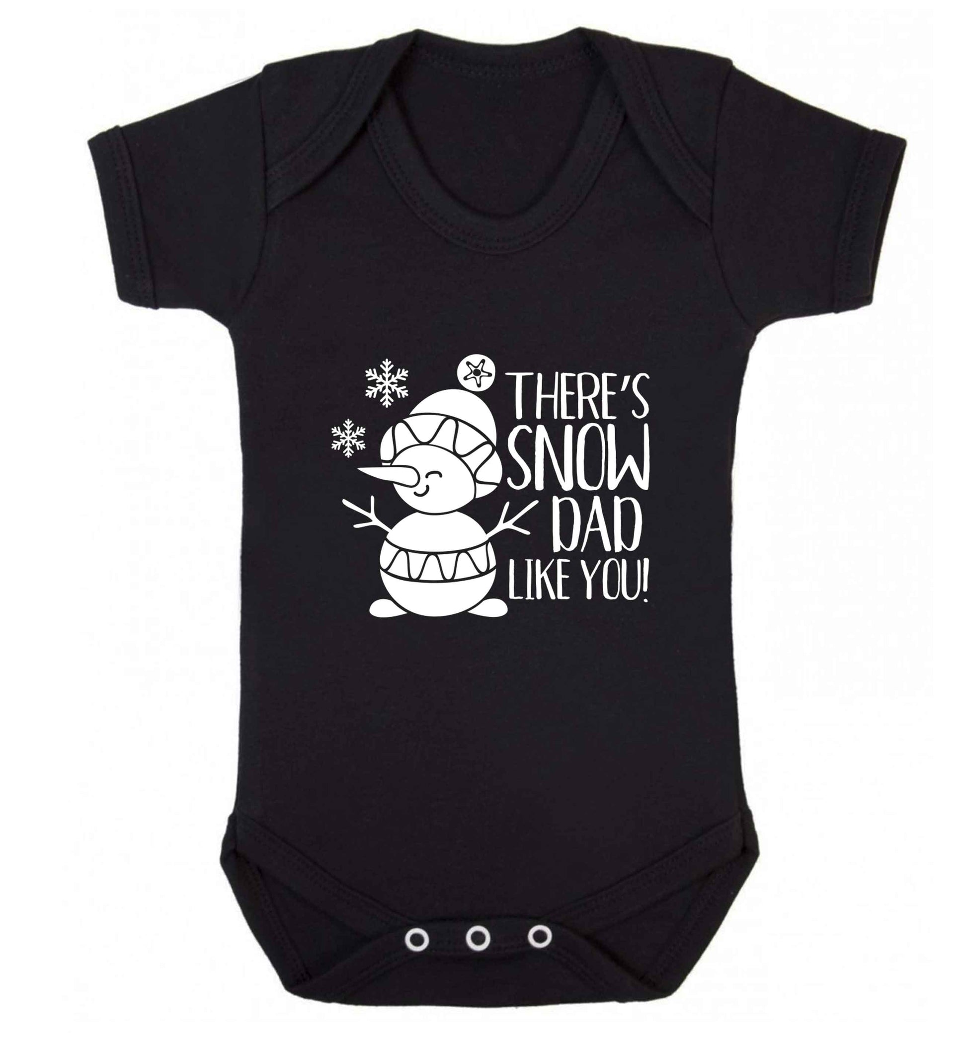 There's snow dad like you baby vest black 18-24 months