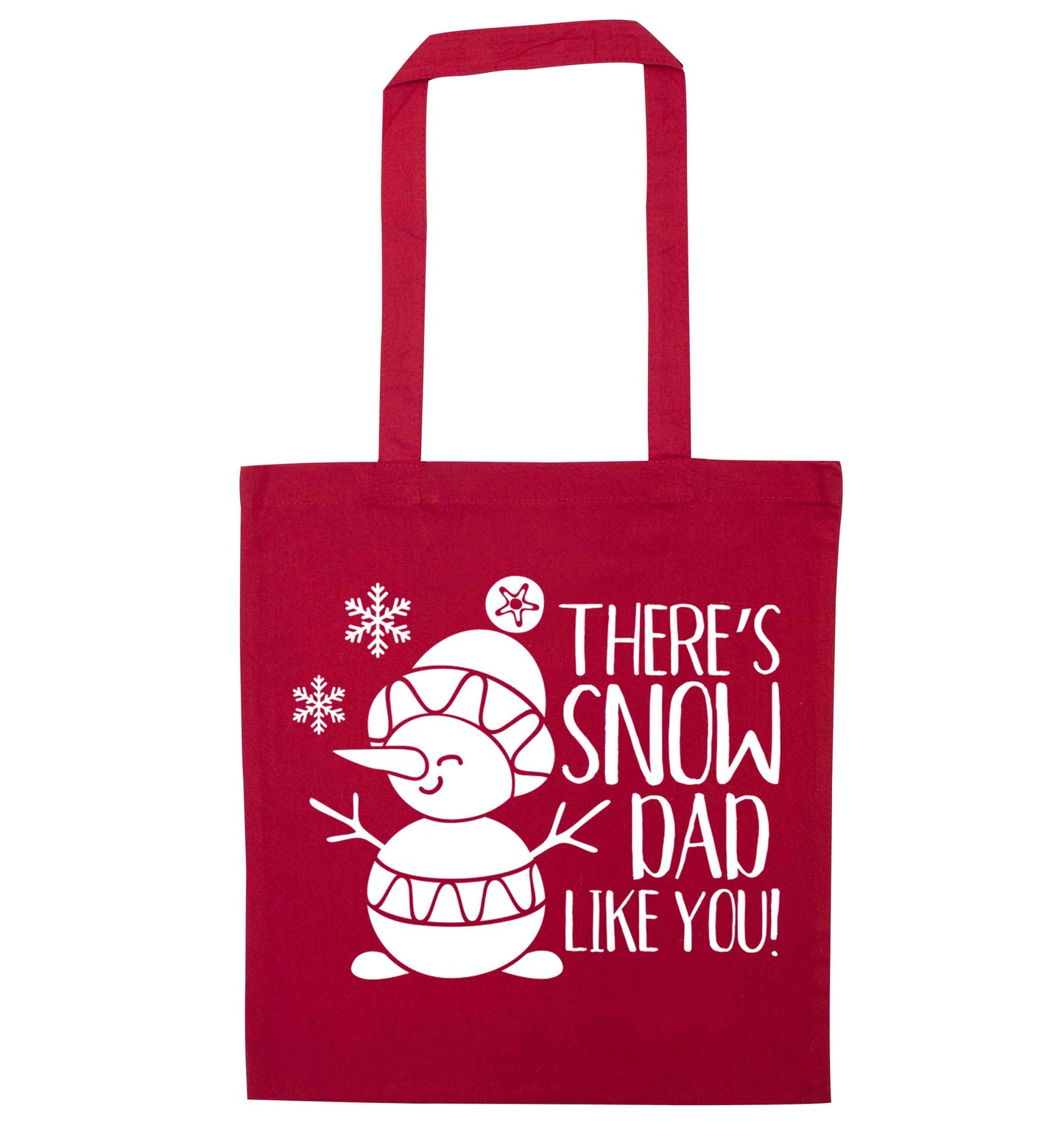 There's snow dad like you red tote bag
