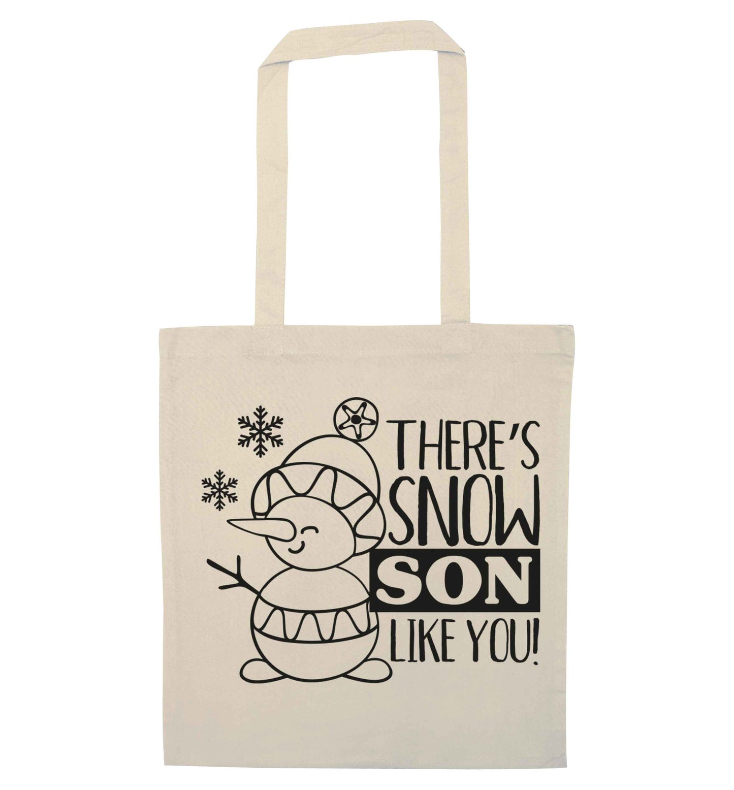 There's snow son like you natural tote bag