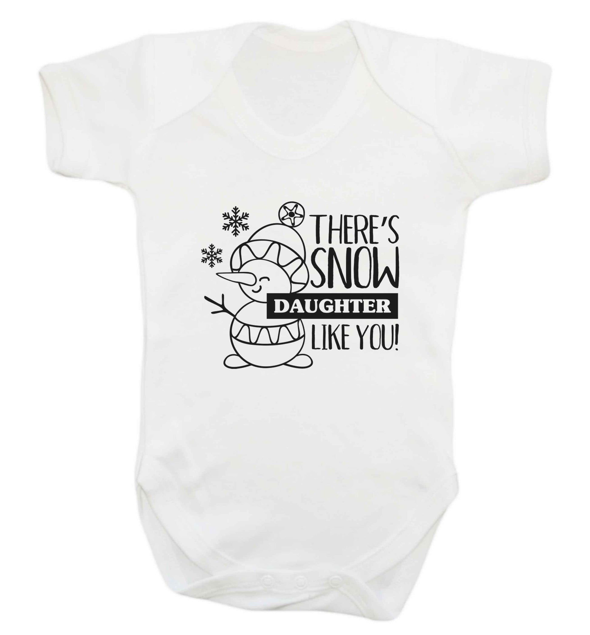 There's snow daughter like you baby vest white 18-24 months