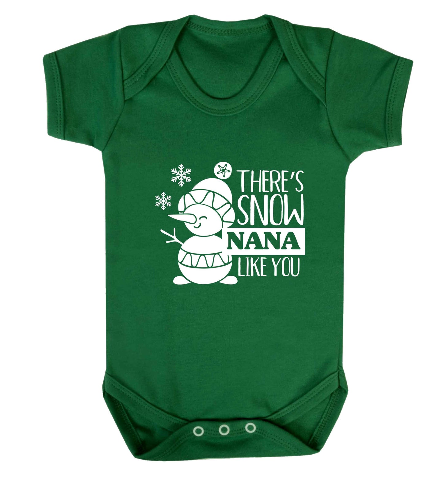 There's snow nana like you baby vest green 18-24 months