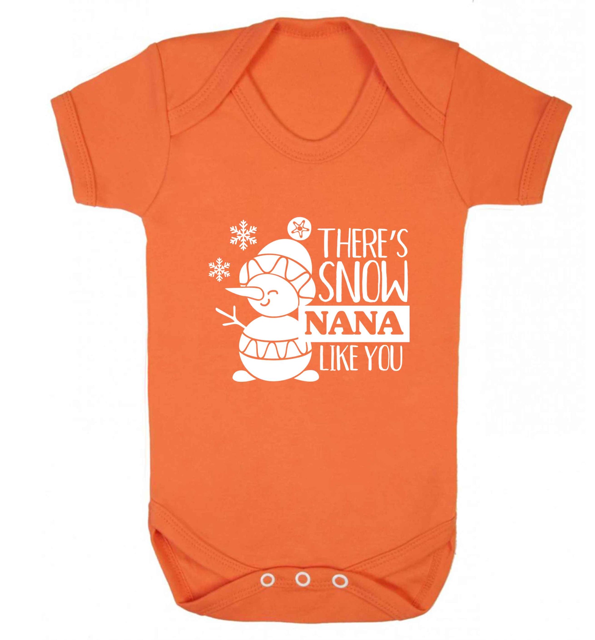 There's snow nana like you baby vest orange 18-24 months