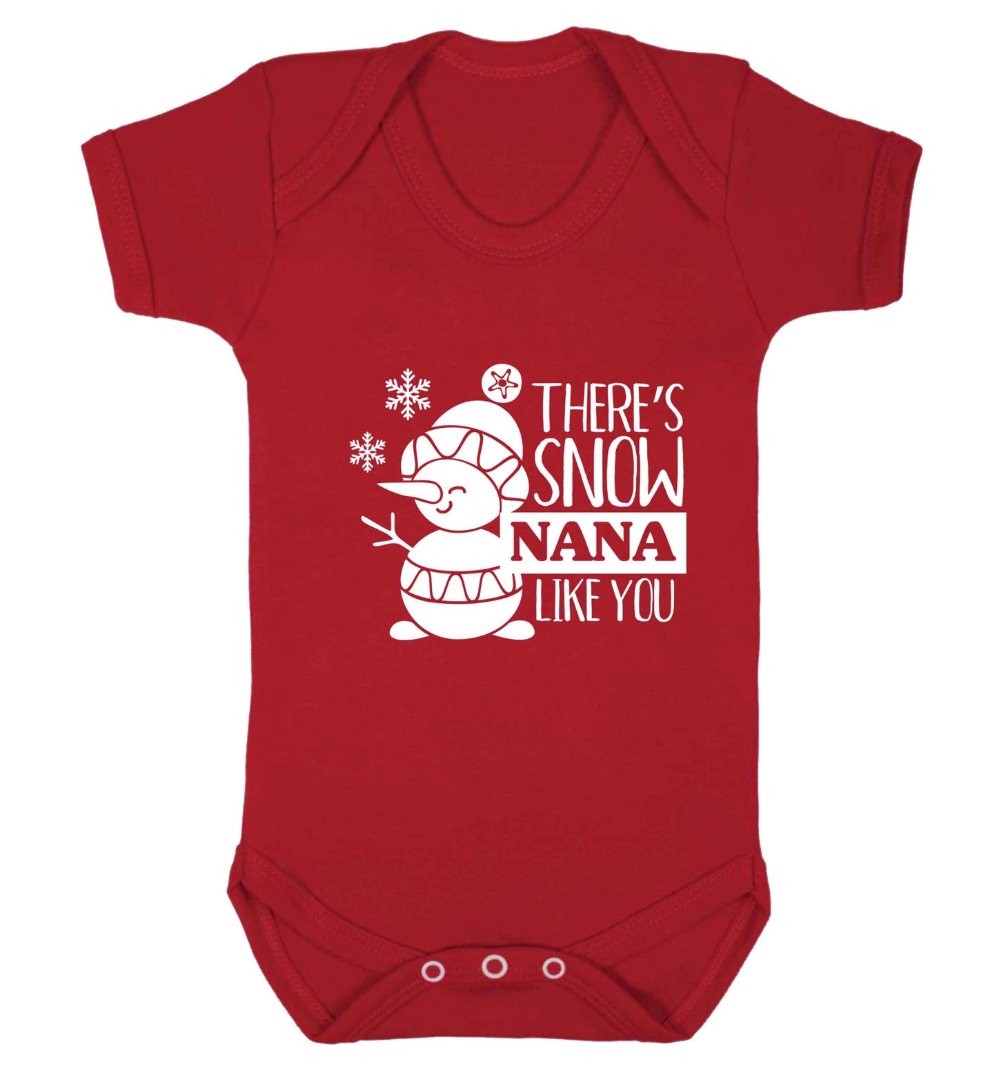 There's snow nana like you baby vest red 18-24 months