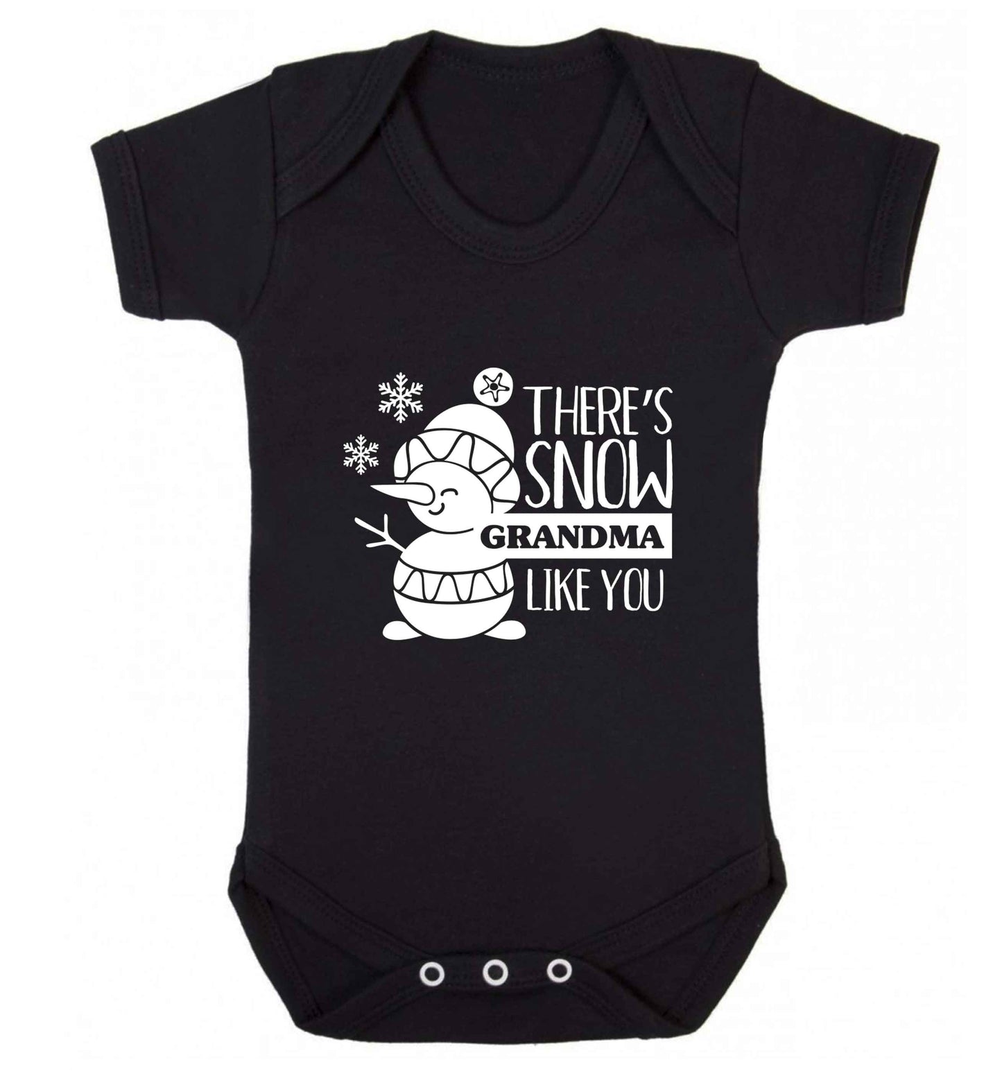 There's snow grandma like you baby vest black 18-24 months