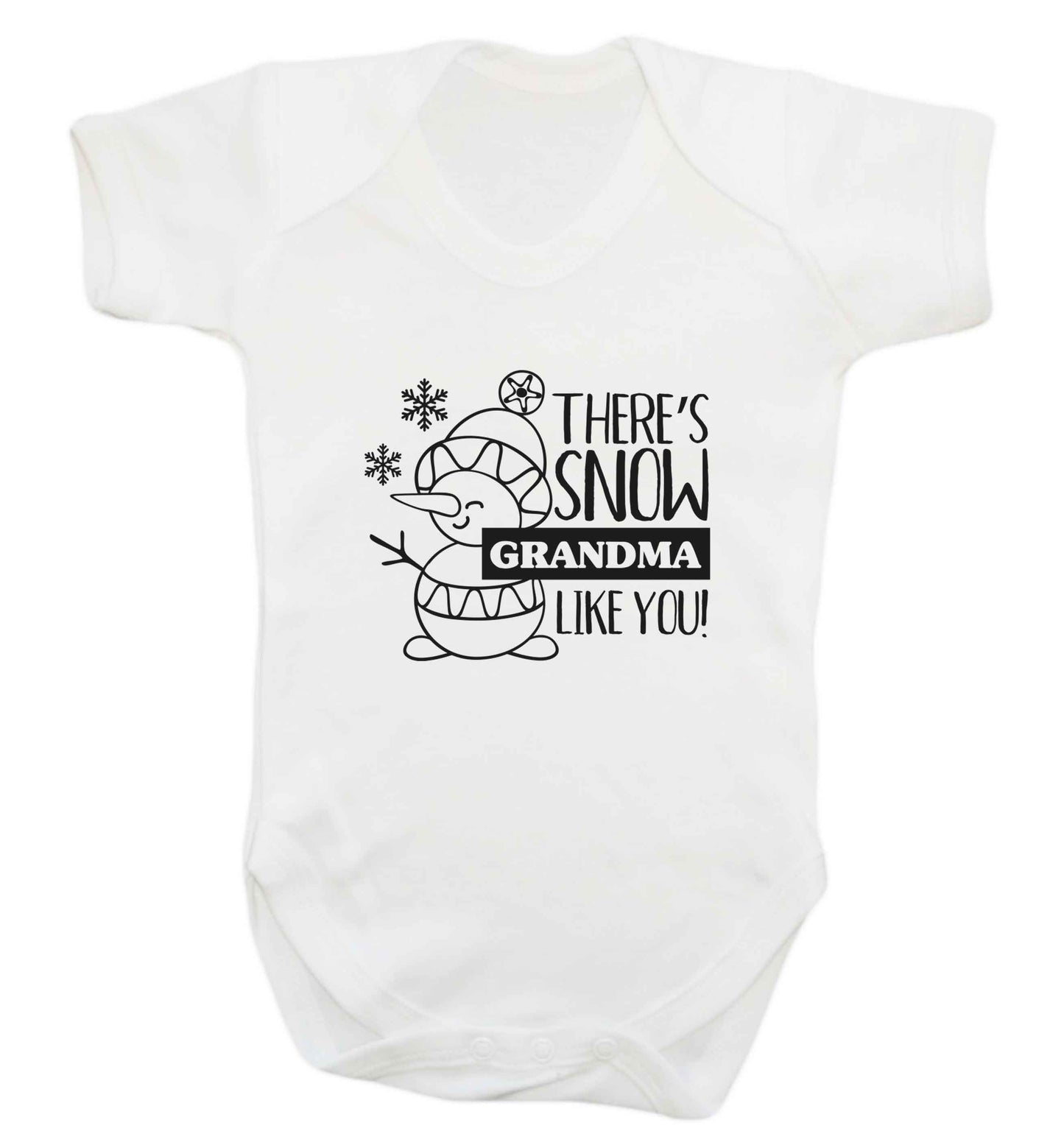 There's snow grandma like you baby vest white 18-24 months