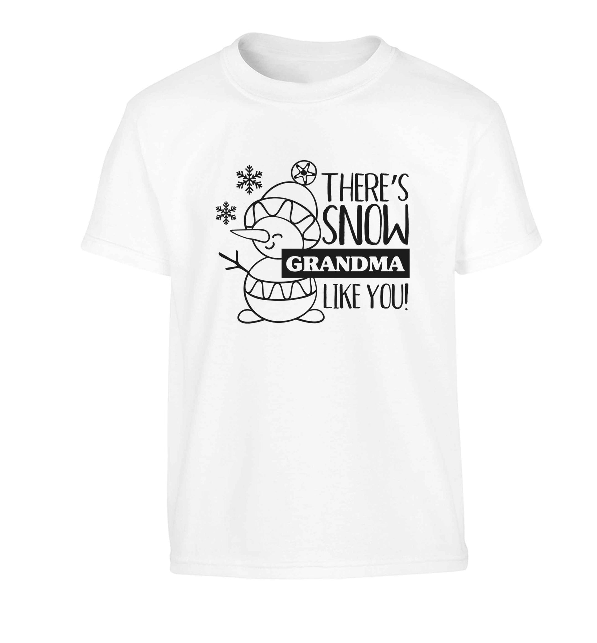 There's snow grandma like you Children's white Tshirt 12-13 Years