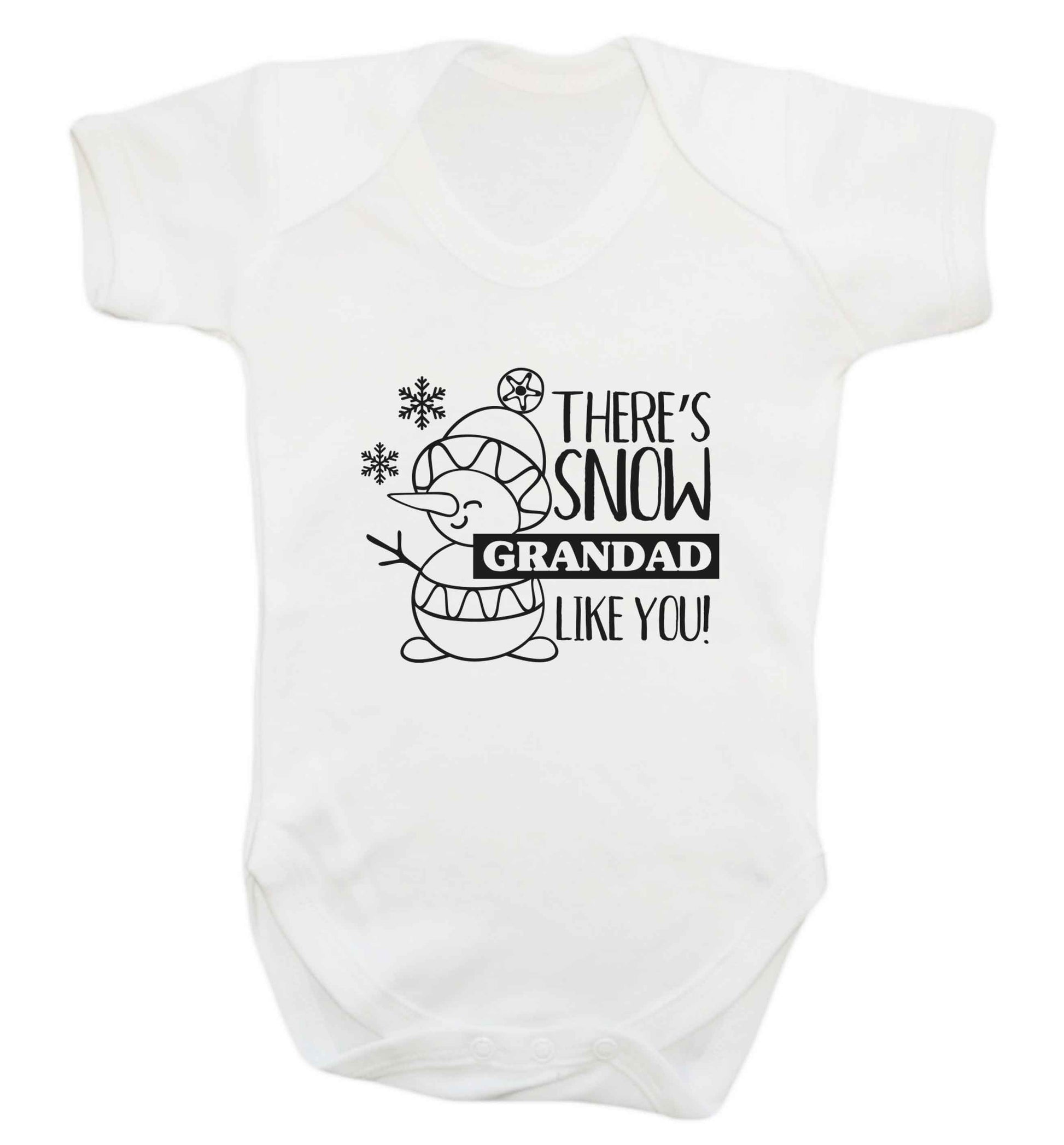 There's snow grandad like you baby vest white 18-24 months