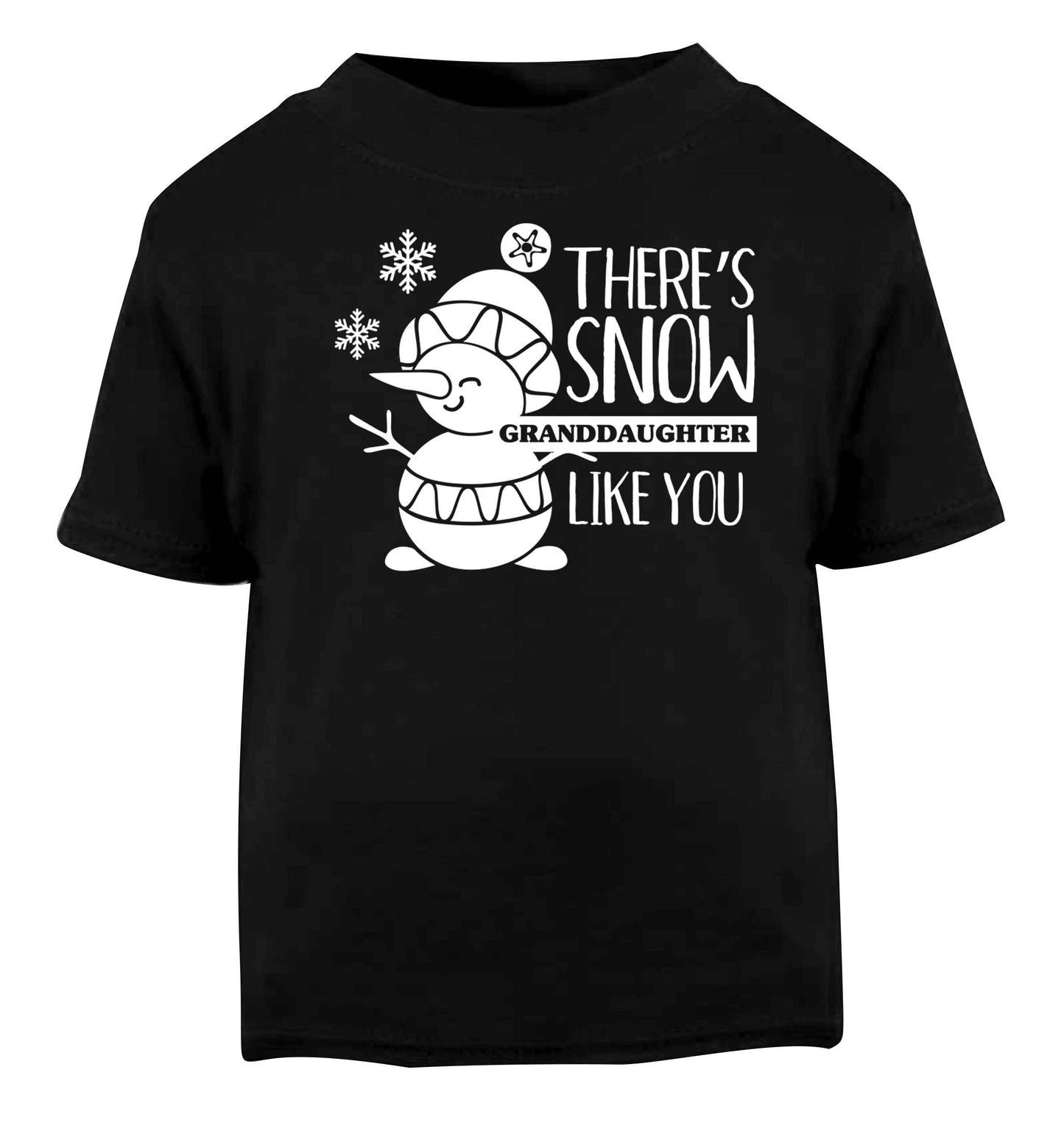 There's snow granddaughter like you Black baby toddler Tshirt 2 years