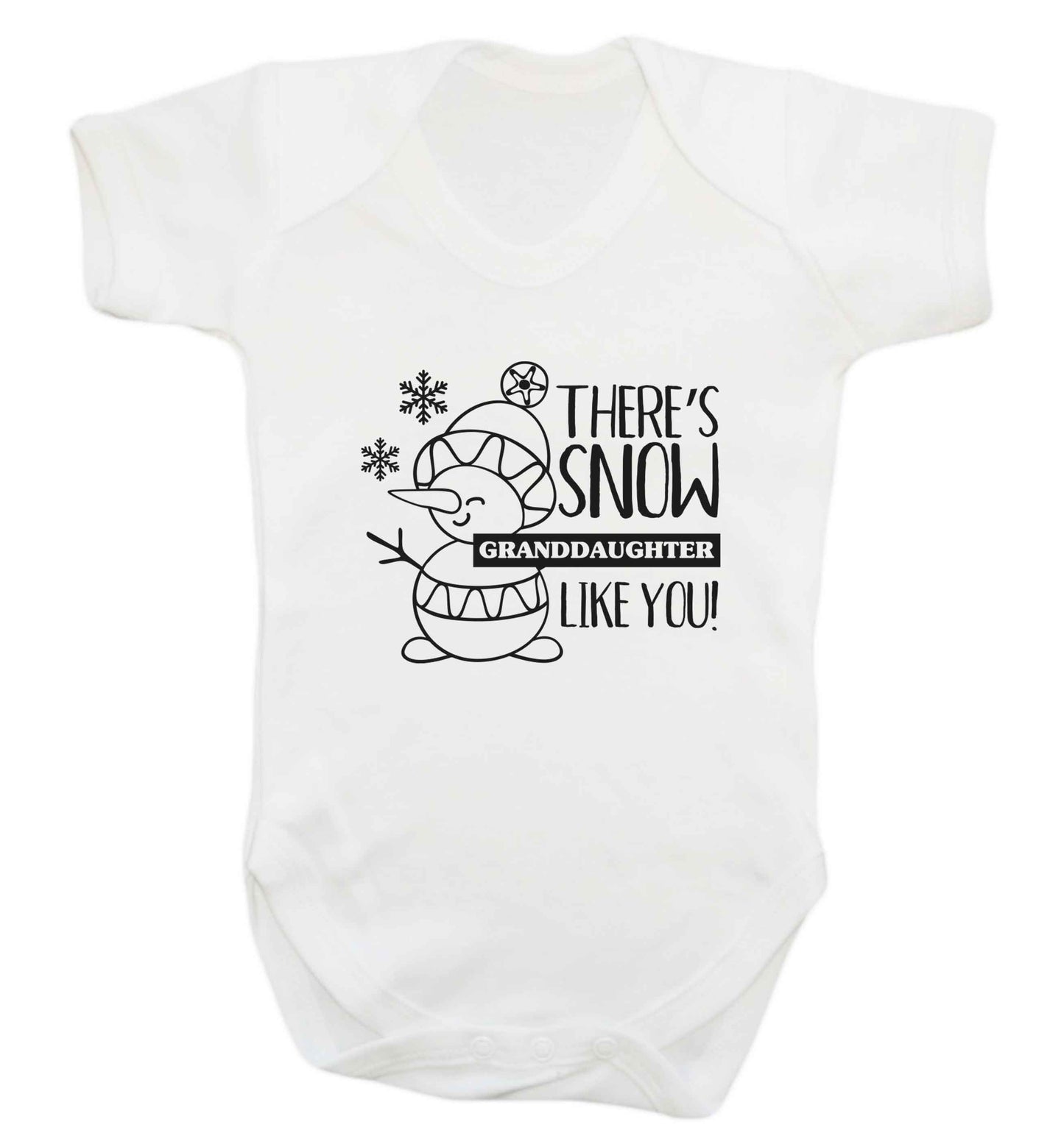 There's snow granddaughter like you baby vest white 18-24 months