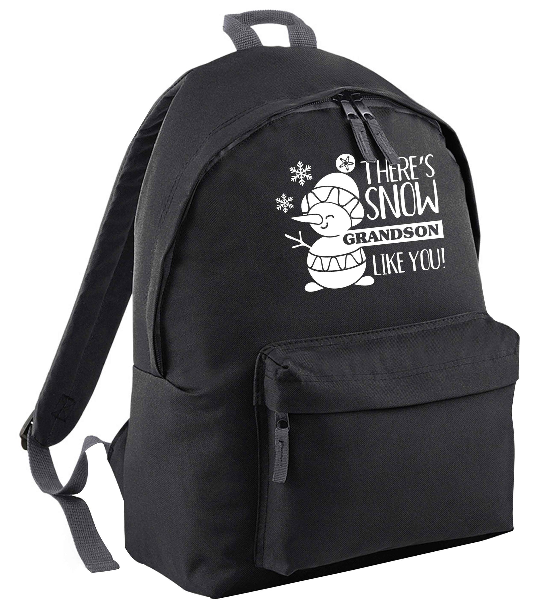 There's snow grandson like you black adults backpack