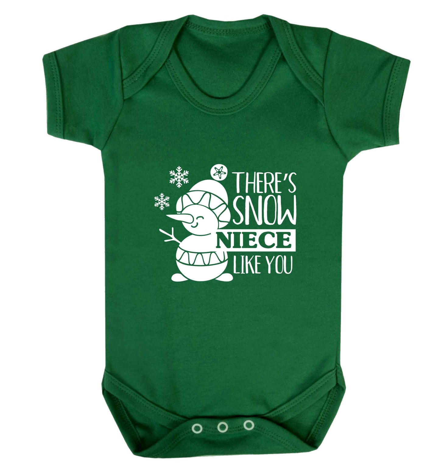 There's snow niece like you baby vest green 18-24 months