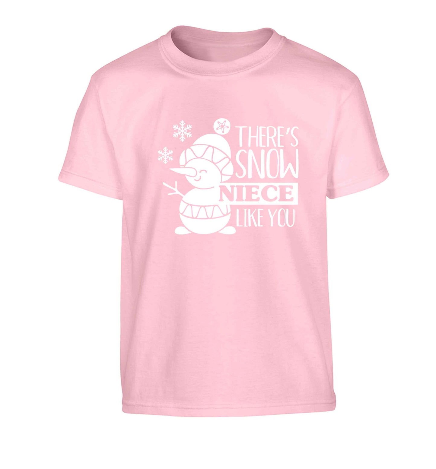 There's snow niece like you Children's light pink Tshirt 12-13 Years