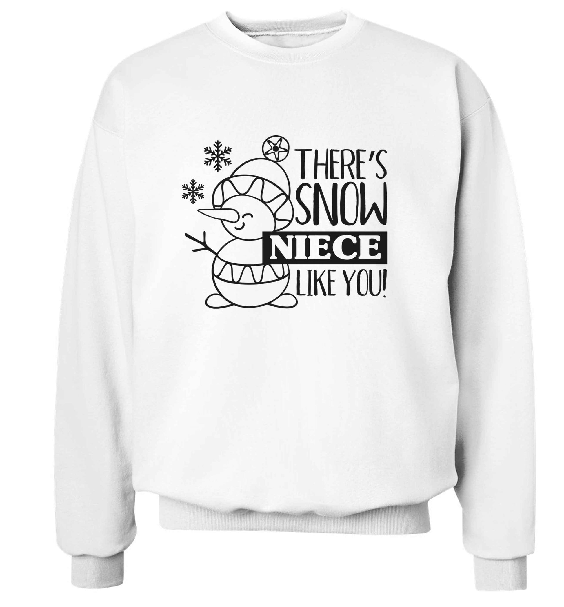There's snow niece like you adult's unisex white sweater 2XL