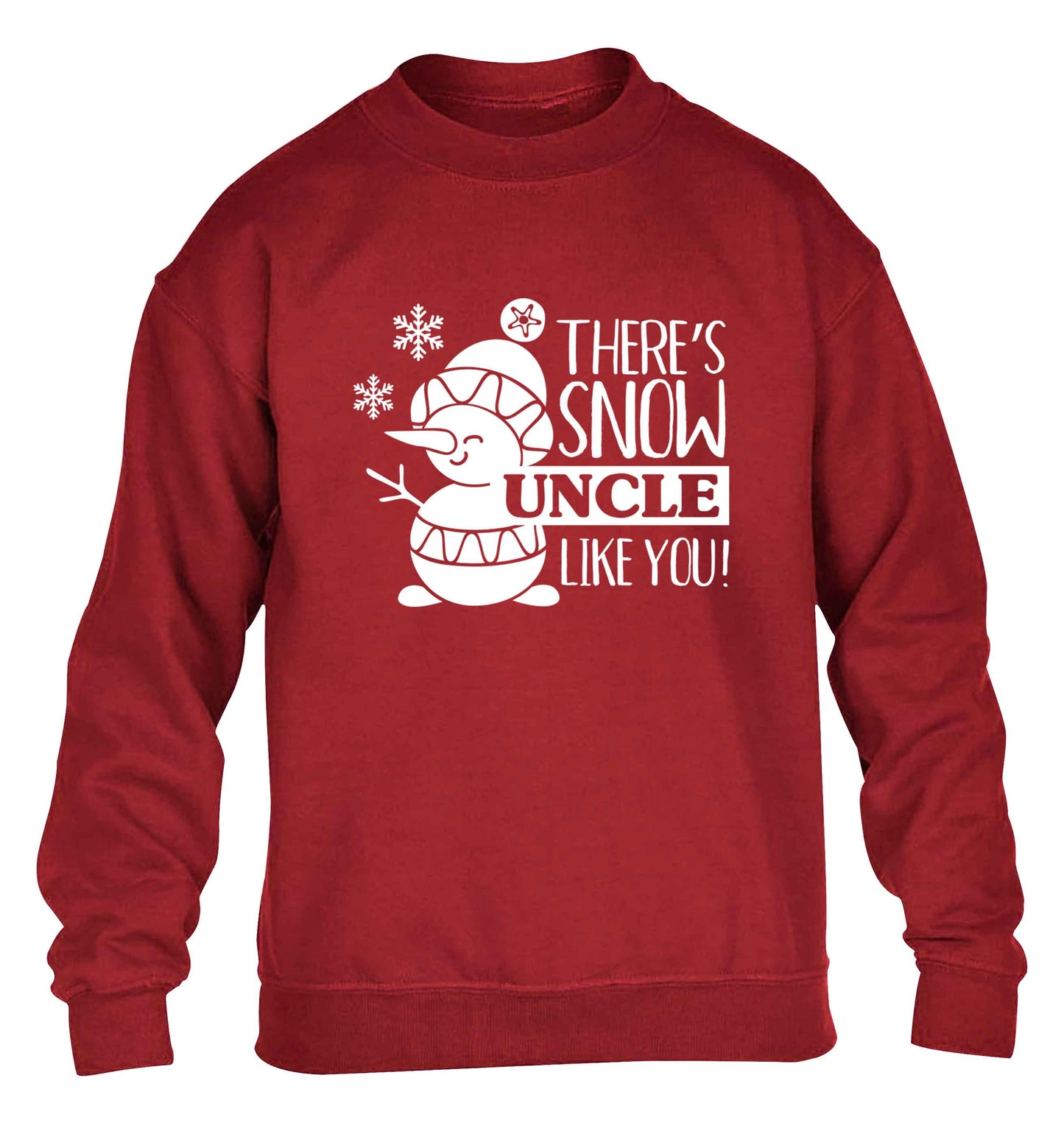 There's snow uncle like you children's grey sweater 12-13 Years