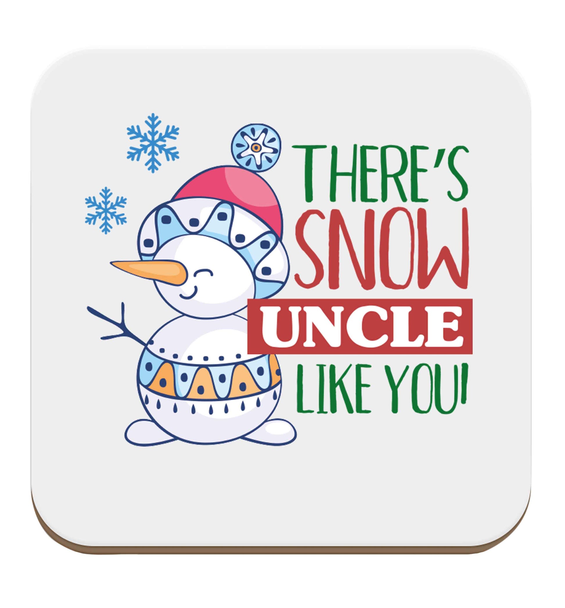There's snow uncle like you set of four coasters