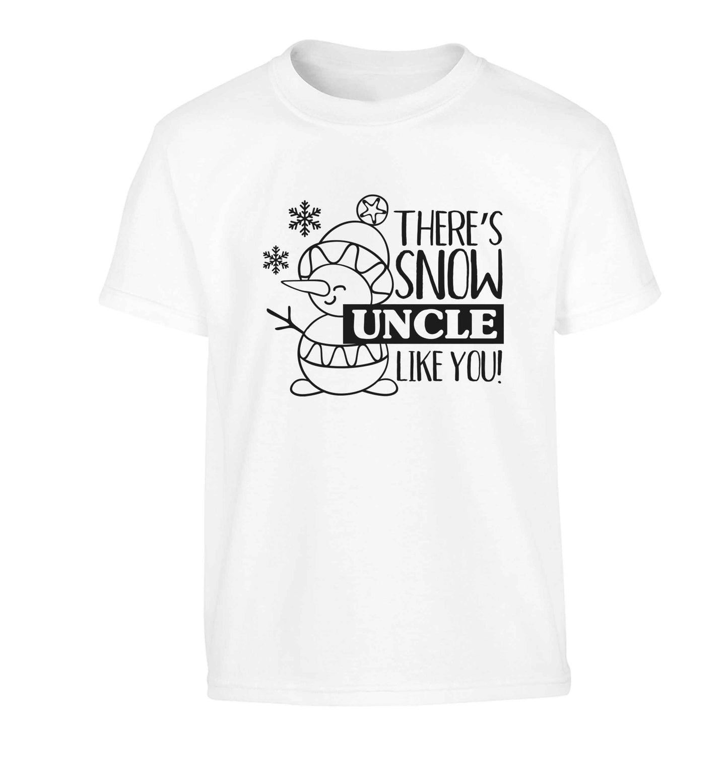 There's snow uncle like you Children's white Tshirt 12-13 Years