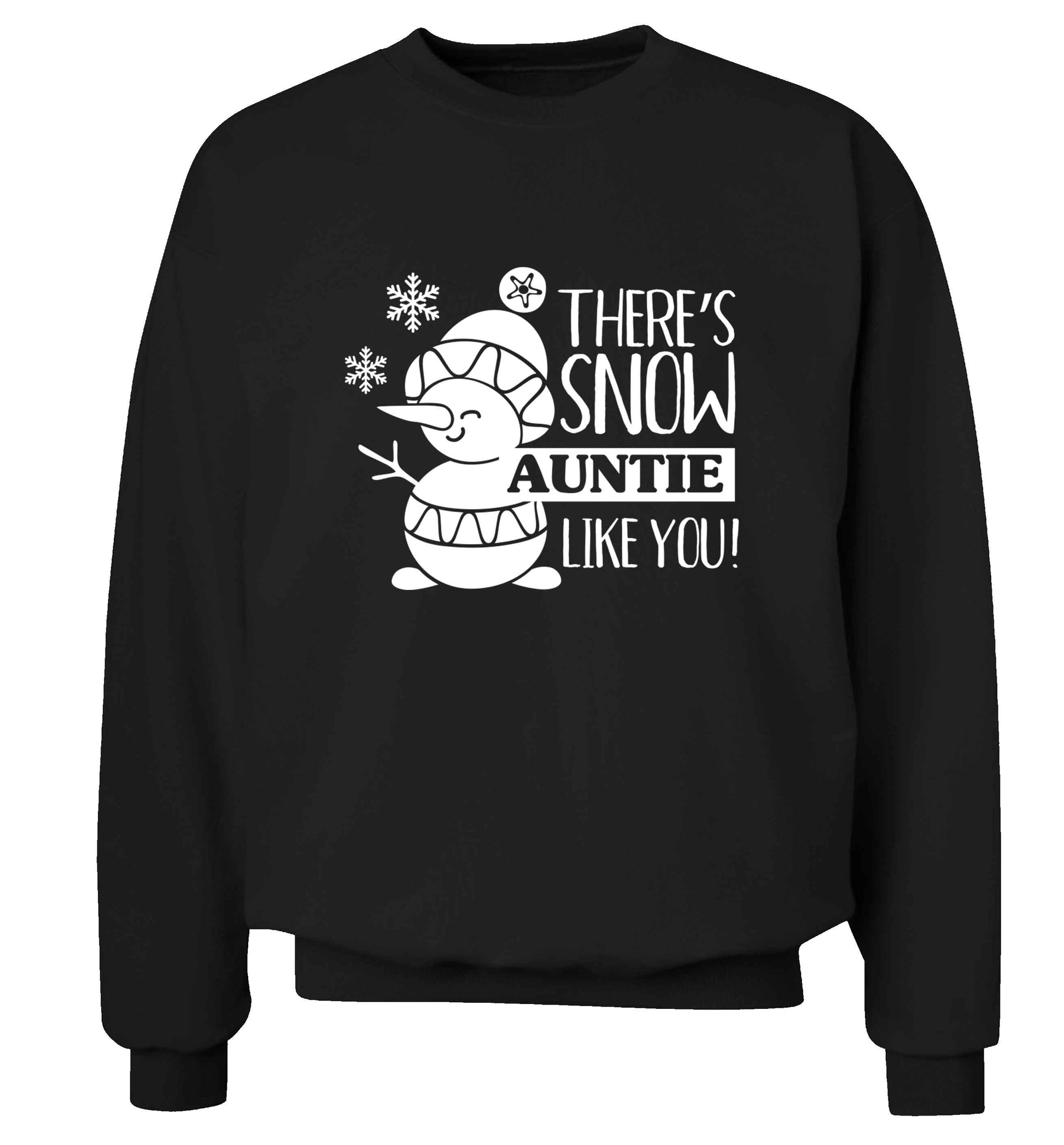 There's snow auntie like you adult's unisex black sweater 2XL