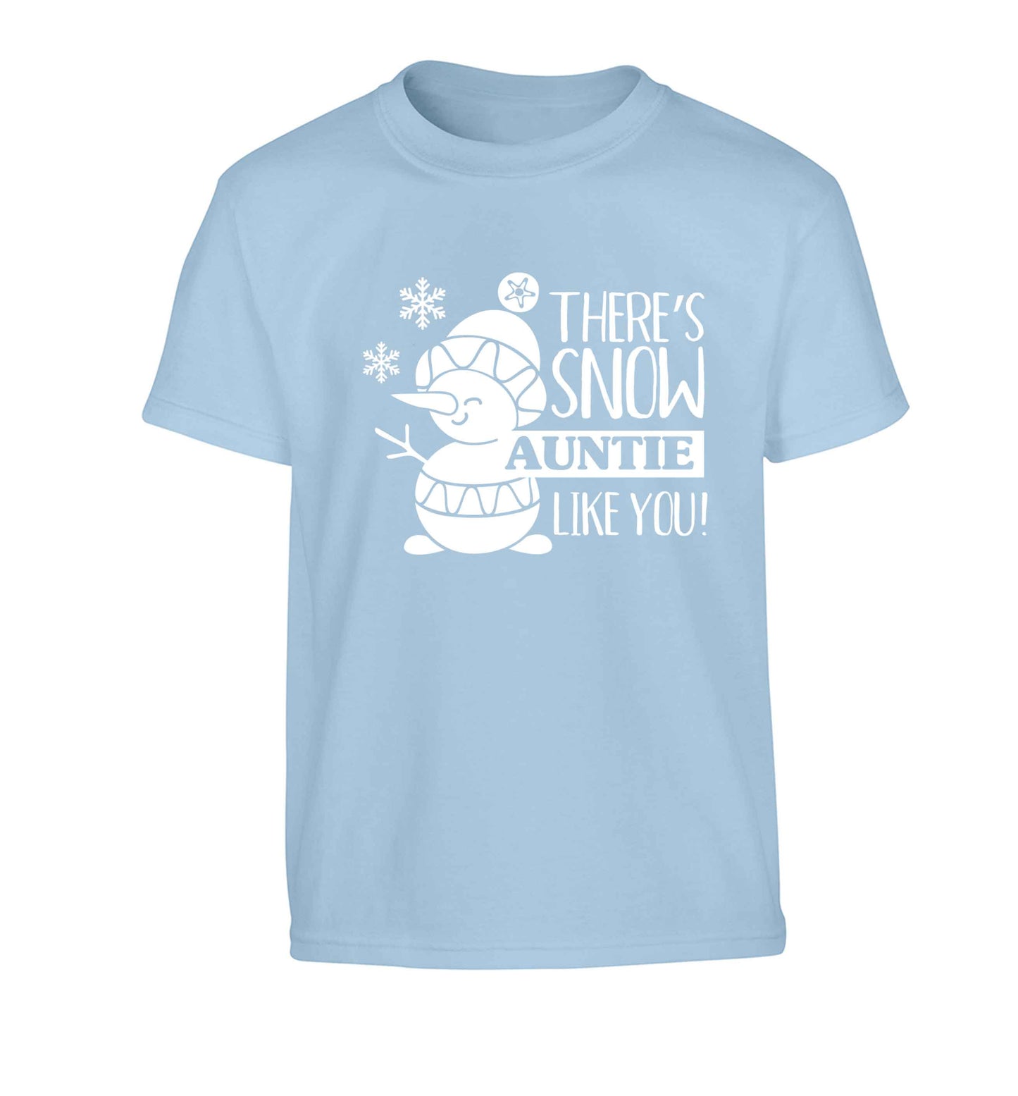 There's snow auntie like you Children's light blue Tshirt 12-13 Years