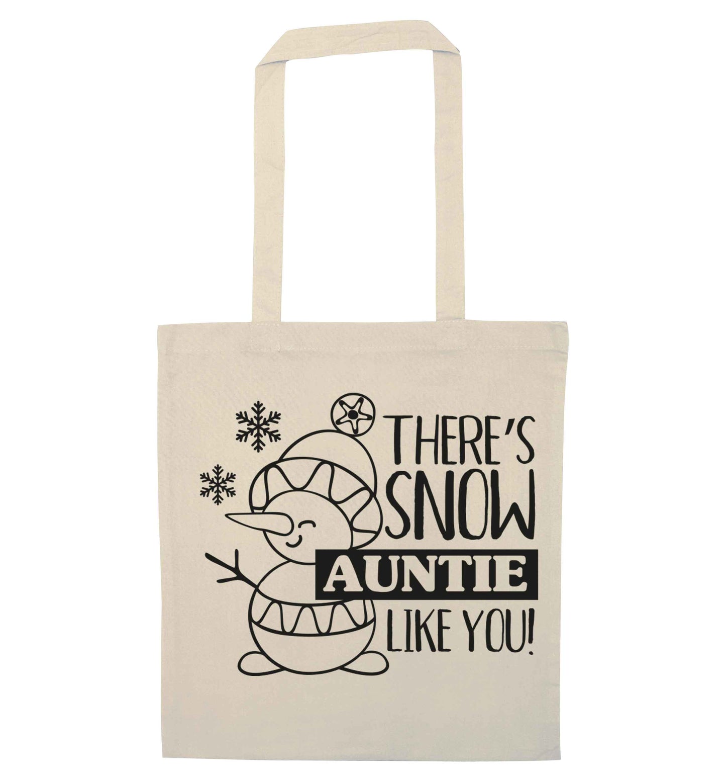 There's snow auntie like you natural tote bag