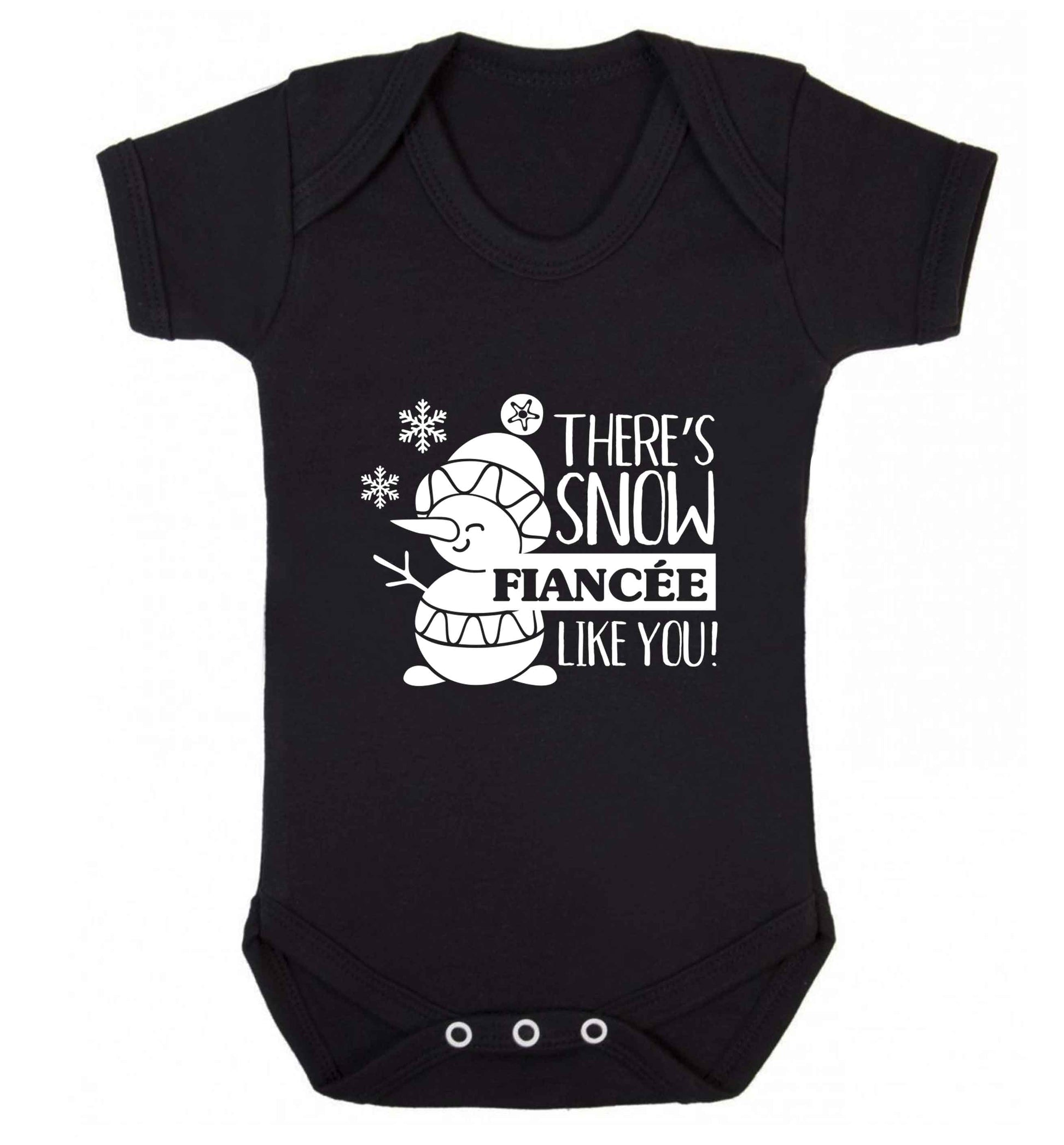 There's snow fiancee like you baby vest black 18-24 months