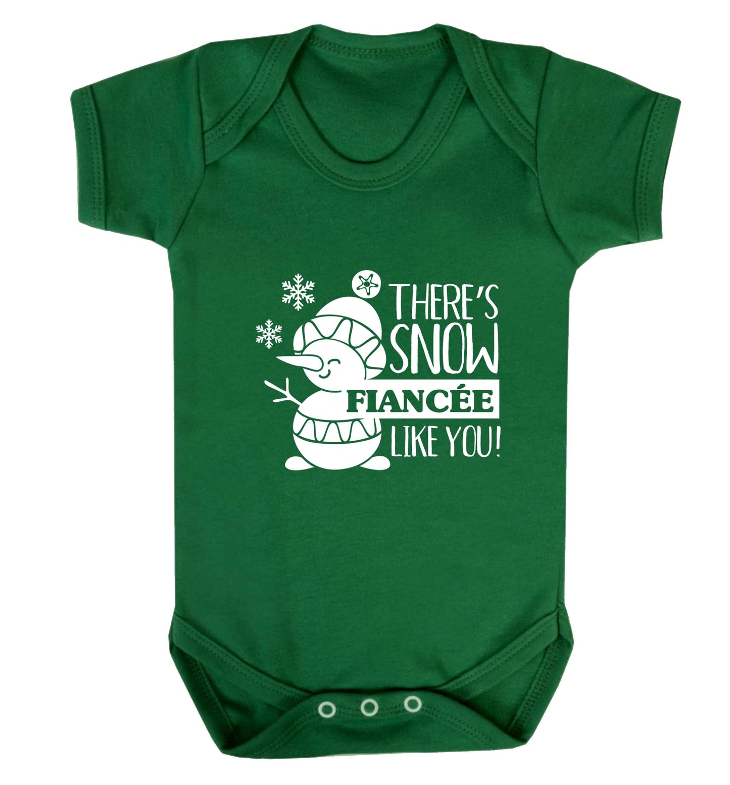There's snow fiancee like you baby vest green 18-24 months