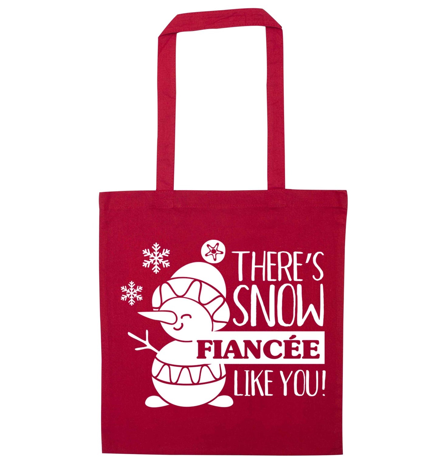 There's snow fiancee like you red tote bag