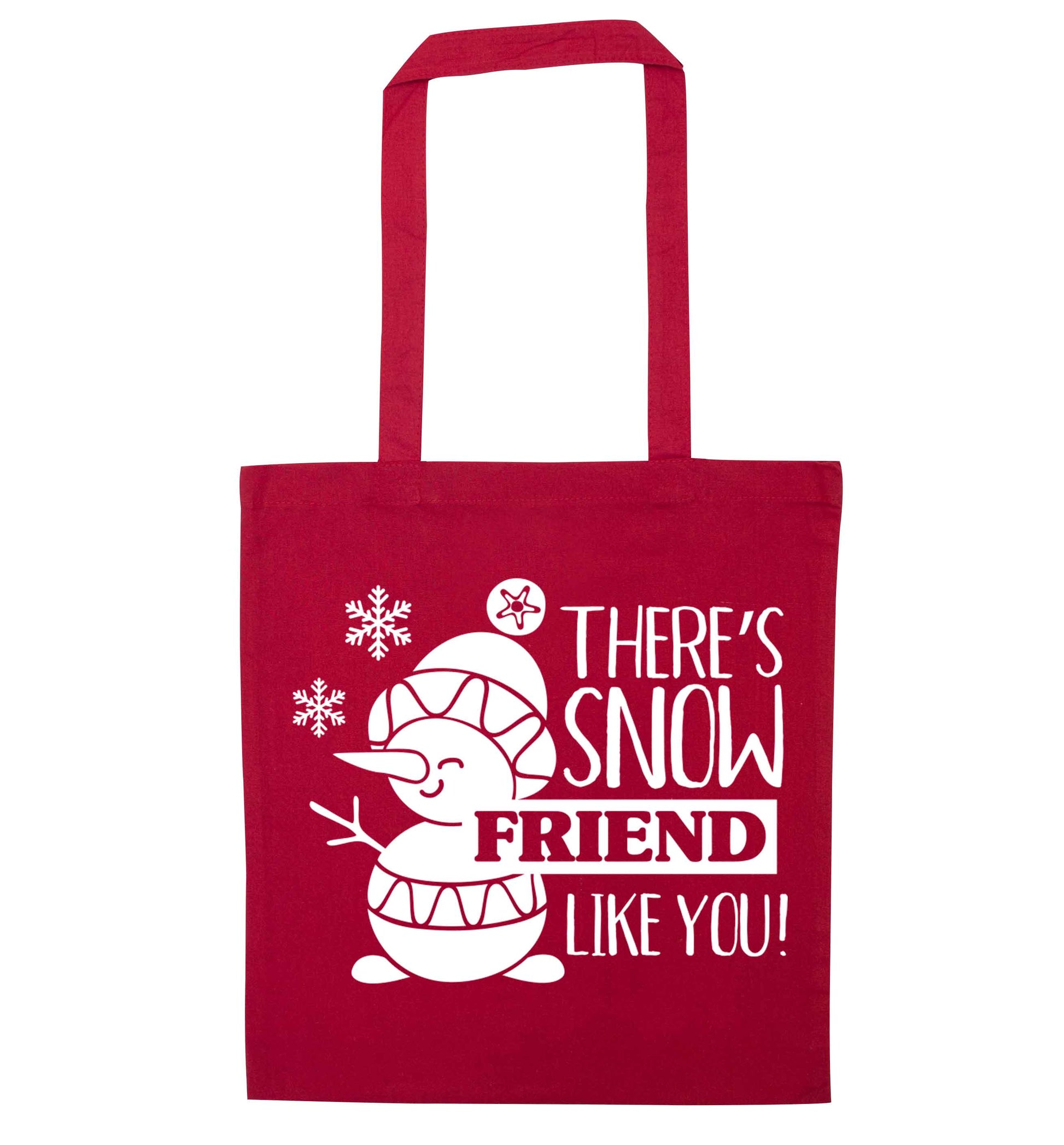 There's snow friend like you red tote bag