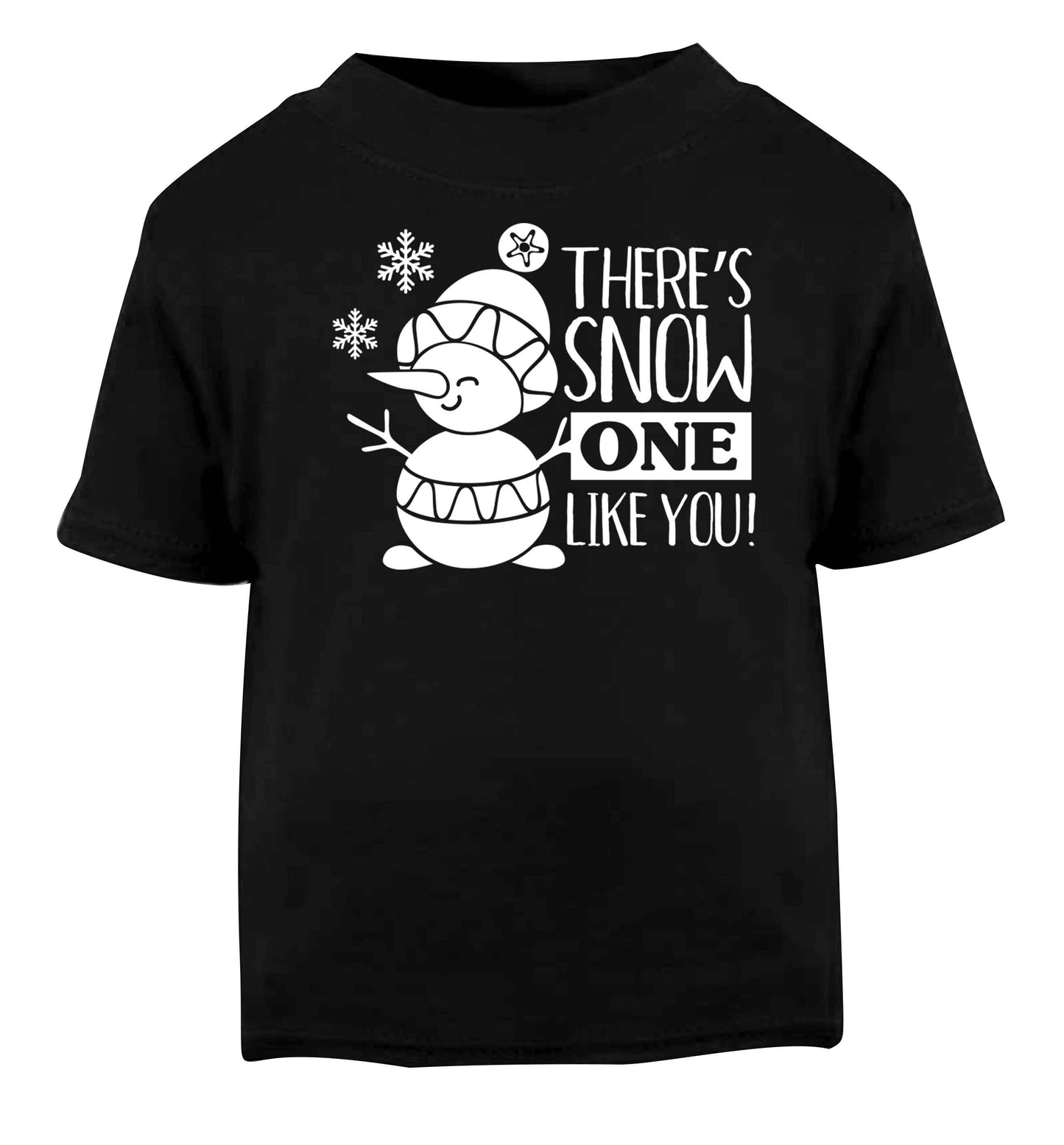 There's snow one like you Black baby toddler Tshirt 2 years