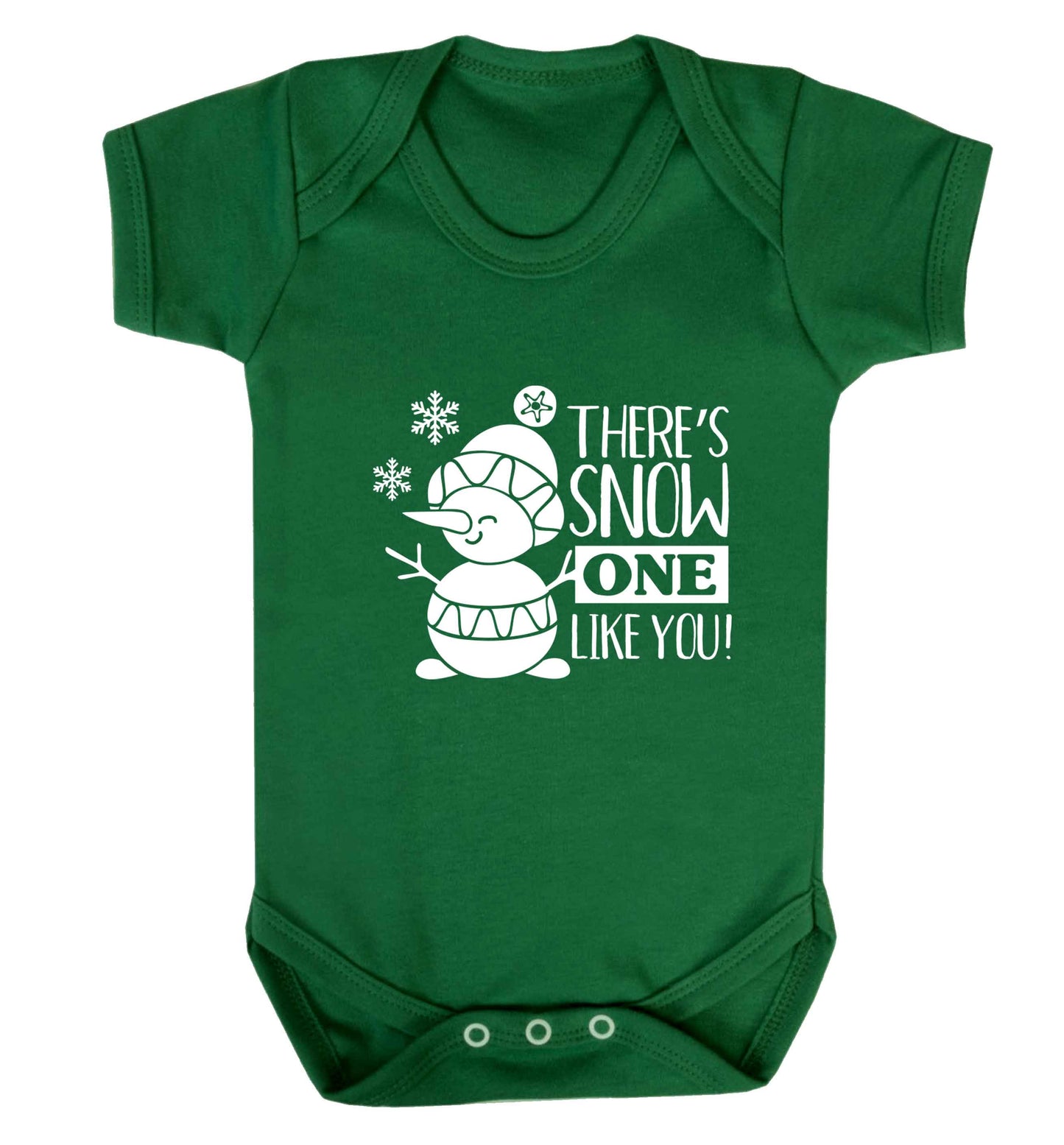 There's snow one like you baby vest green 18-24 months