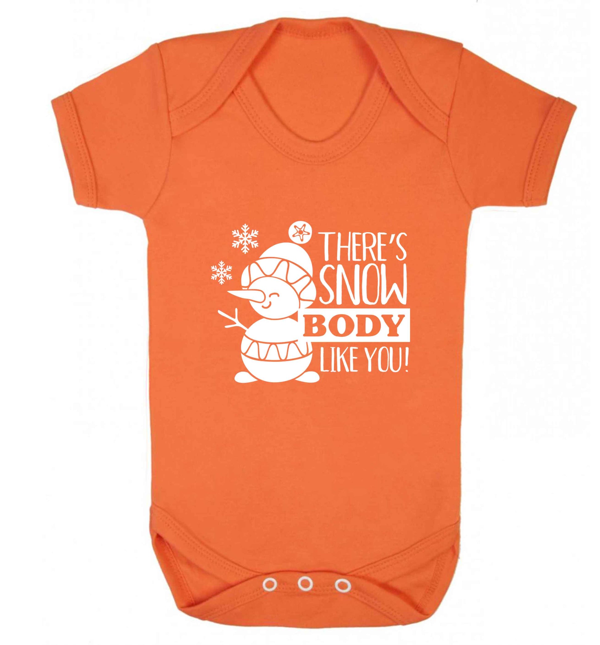 There's snow body like you baby vest orange 18-24 months