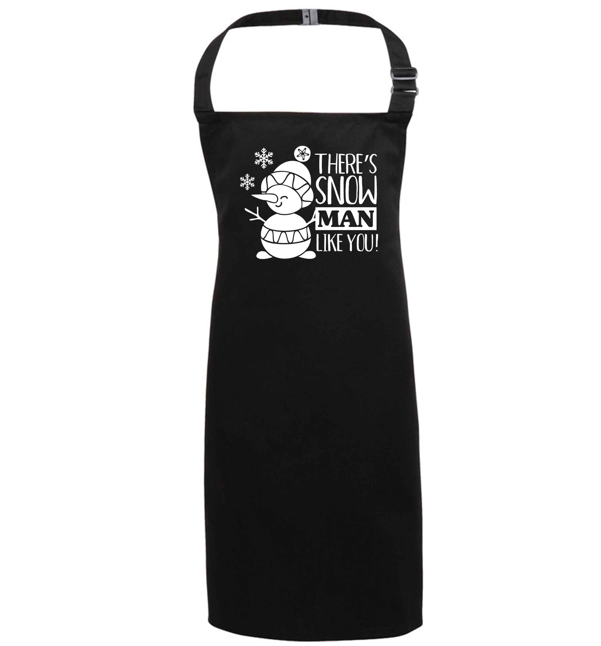 There's snow man like you black apron 7-10 years
