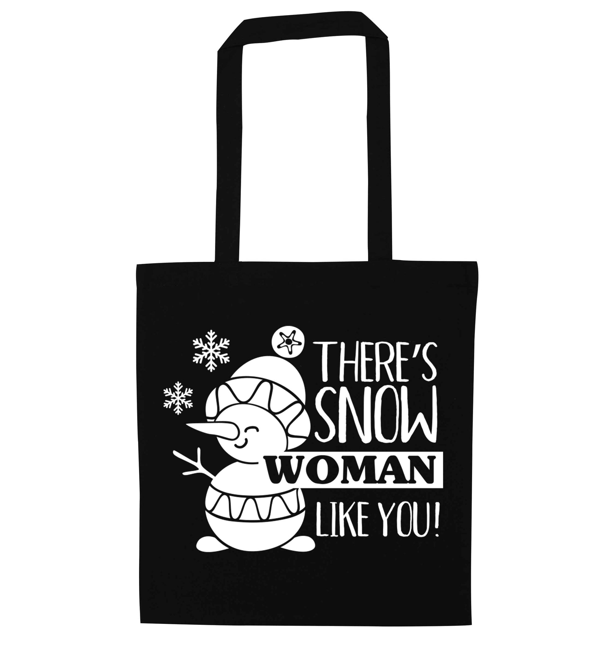 There's snow woman like you black tote bag