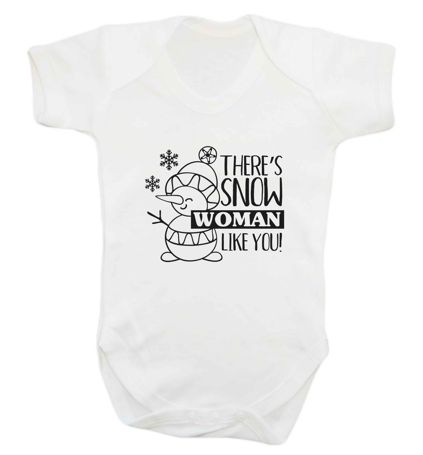 There's snow woman like you baby vest white 18-24 months