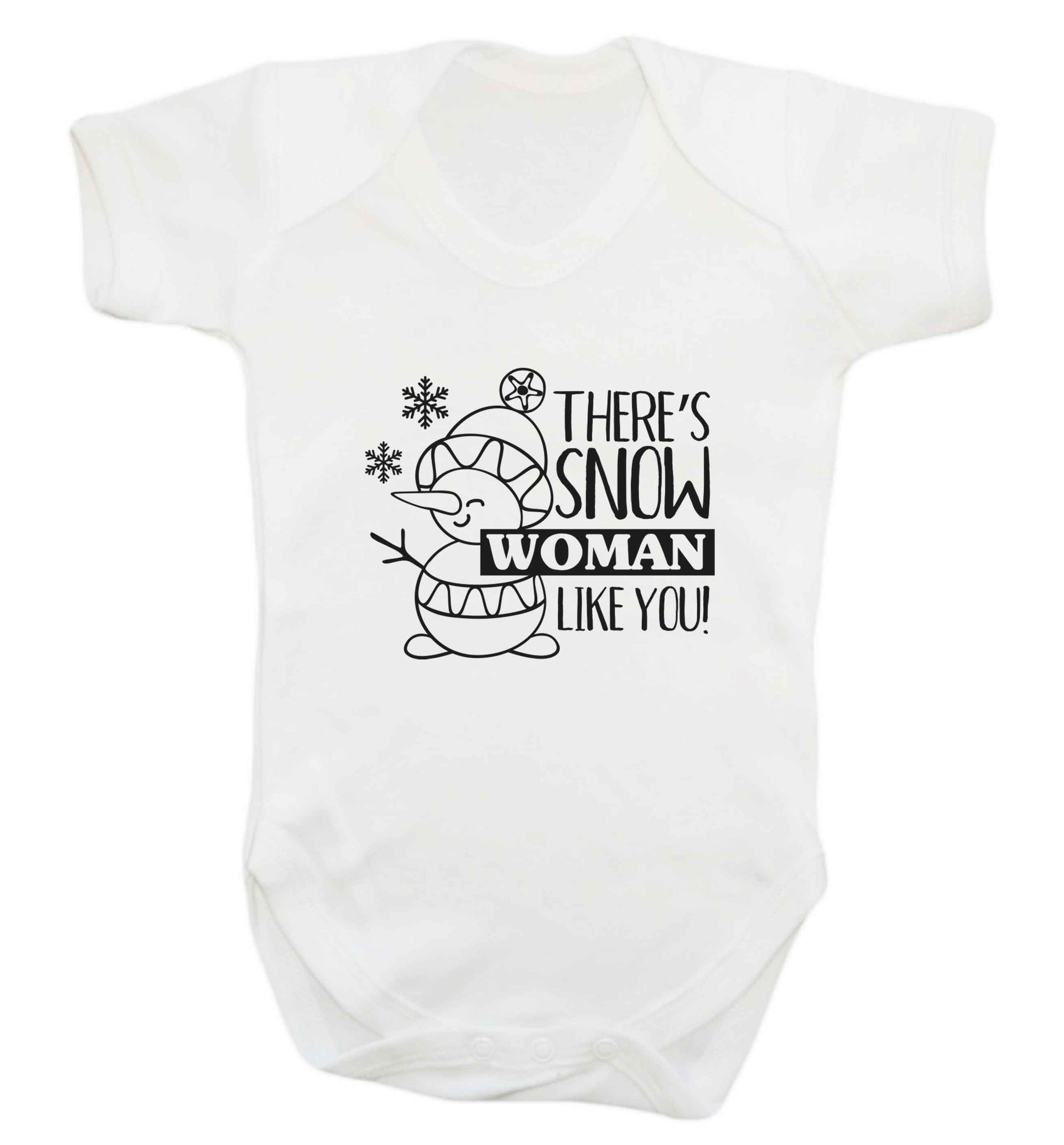 There's snow woman like you baby vest white 18-24 months
