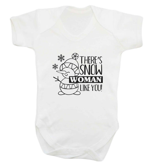 There's snow woman like you baby vest white 18-24 months