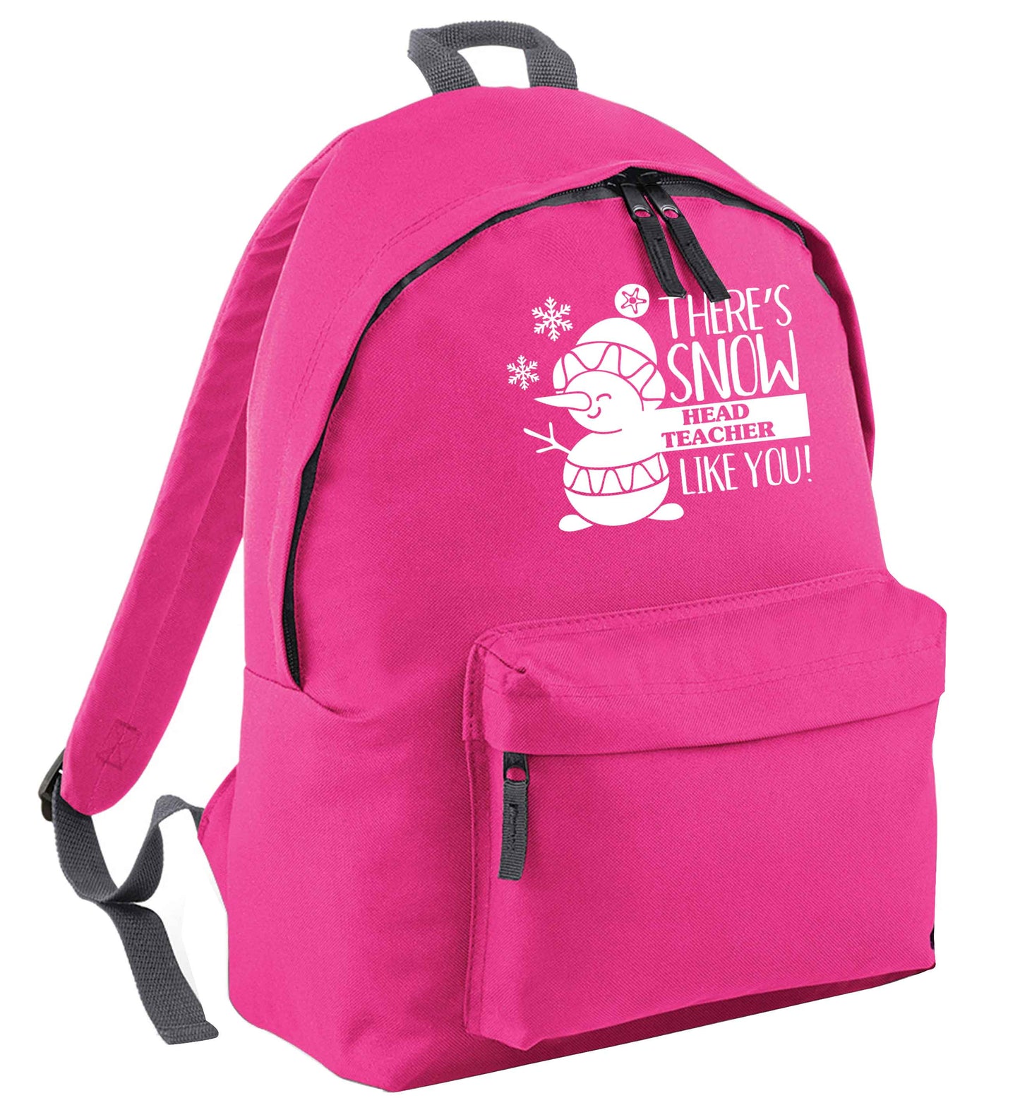 There's snow head teacher like you pink adults backpack