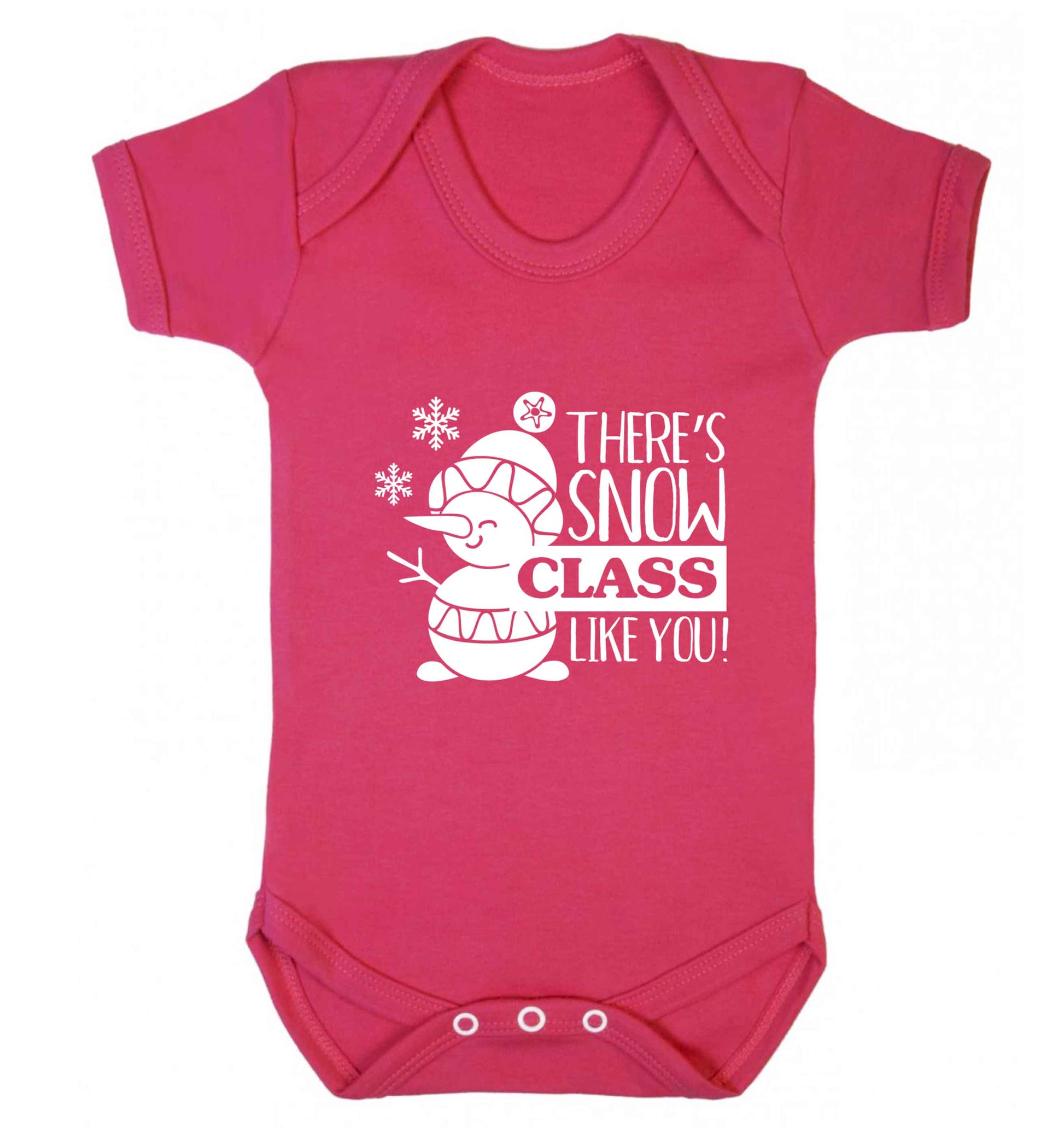 There's snow class like you baby vest dark pink 18-24 months
