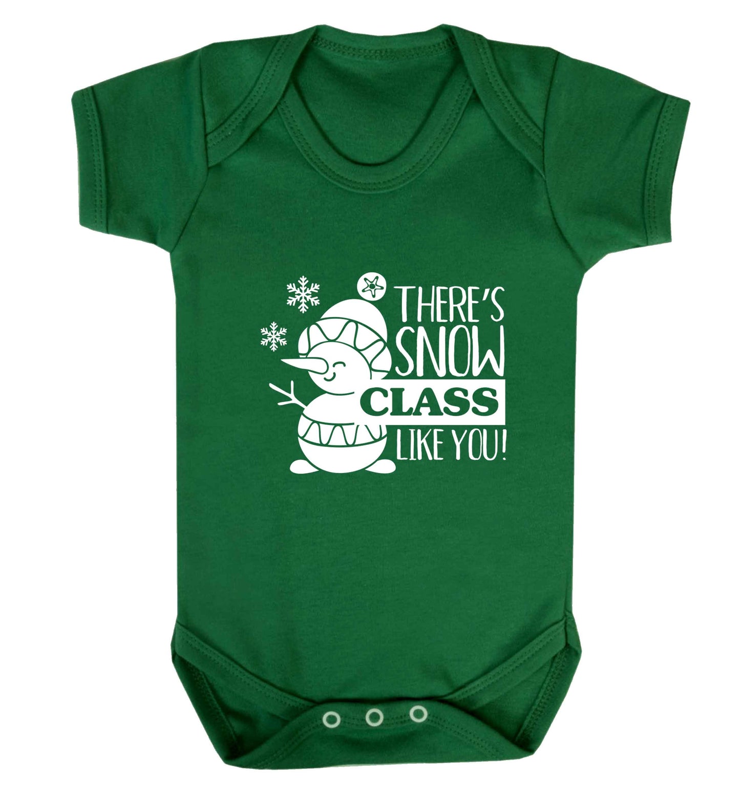 There's snow class like you baby vest green 18-24 months