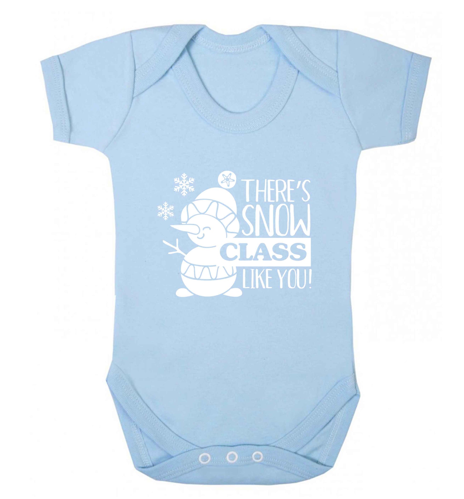 There's snow class like you baby vest pale blue 18-24 months